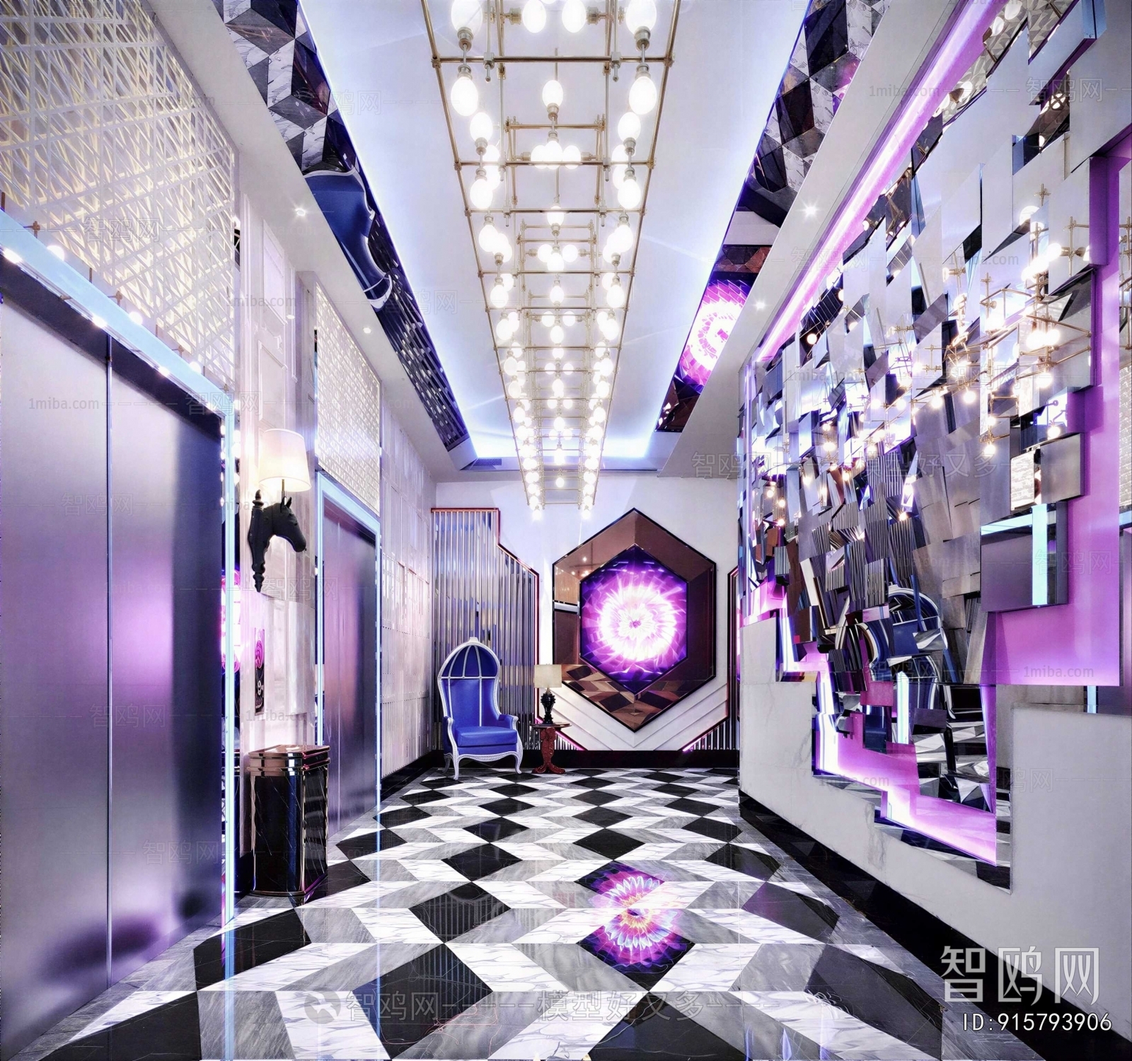 Modern Elevator Hall