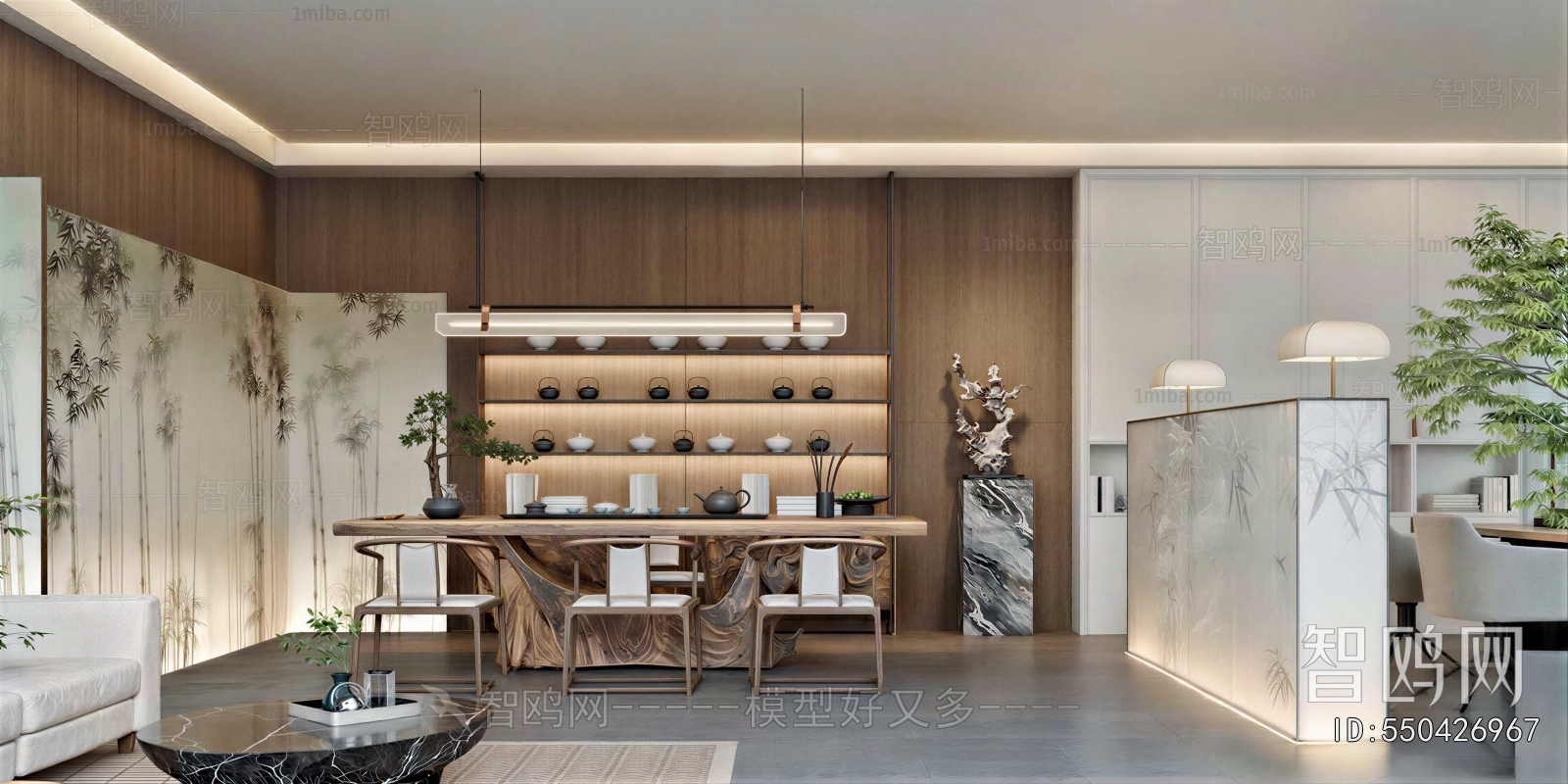 New Chinese Style Manager's Office