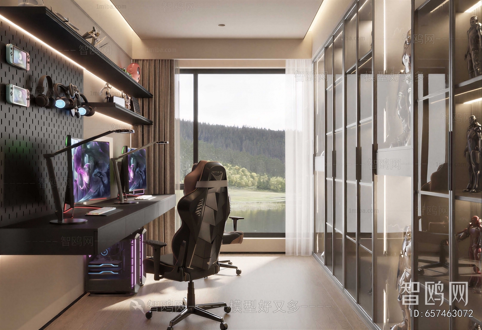 Modern E-sports Room