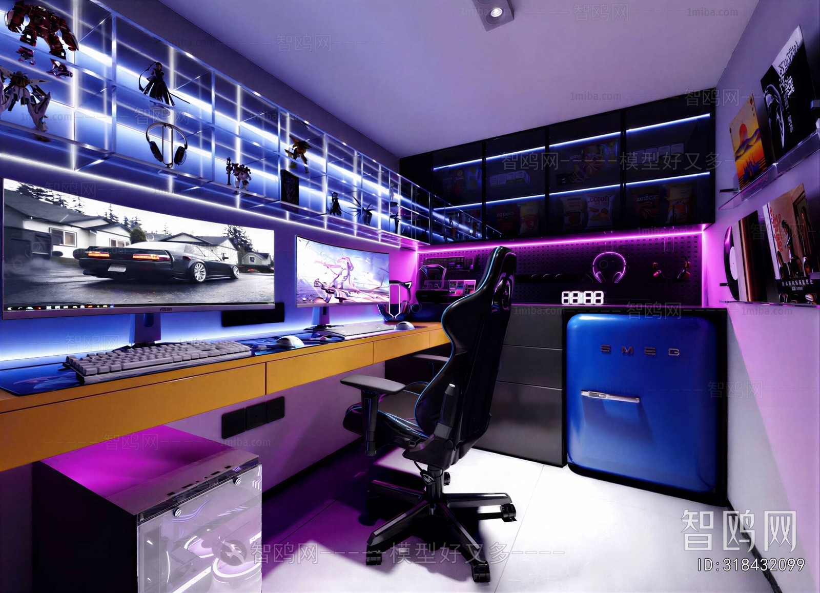 Modern E-sports Room