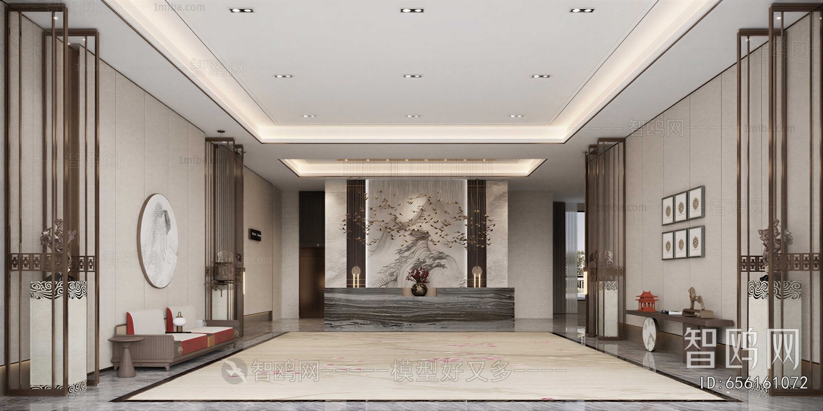 New Chinese Style Lobby Hall