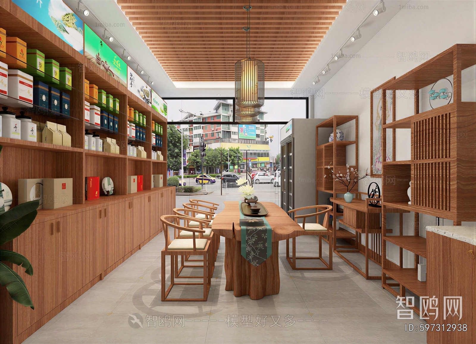 New Chinese Style Tea Shop