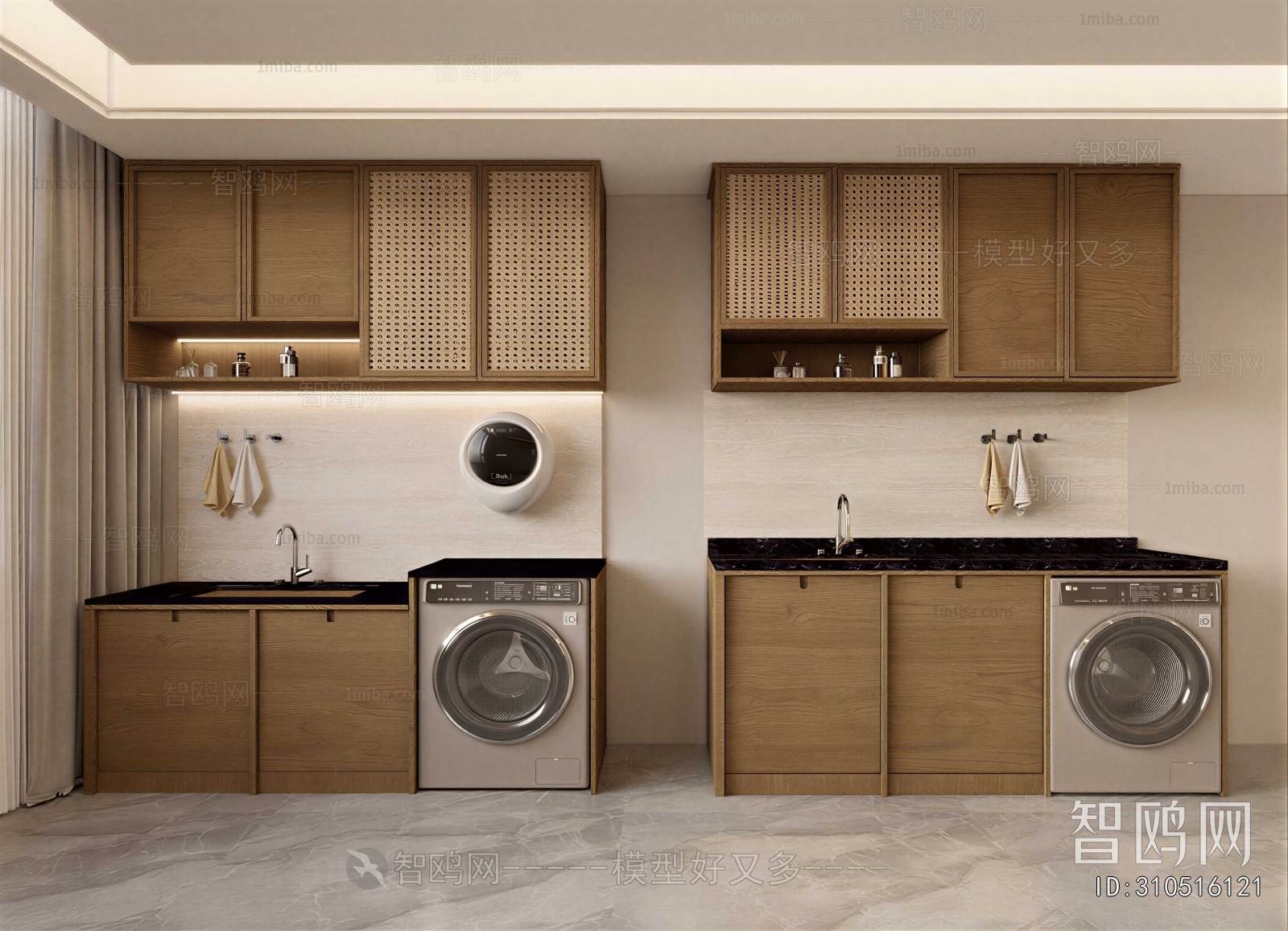 Modern Laundry Cabinet