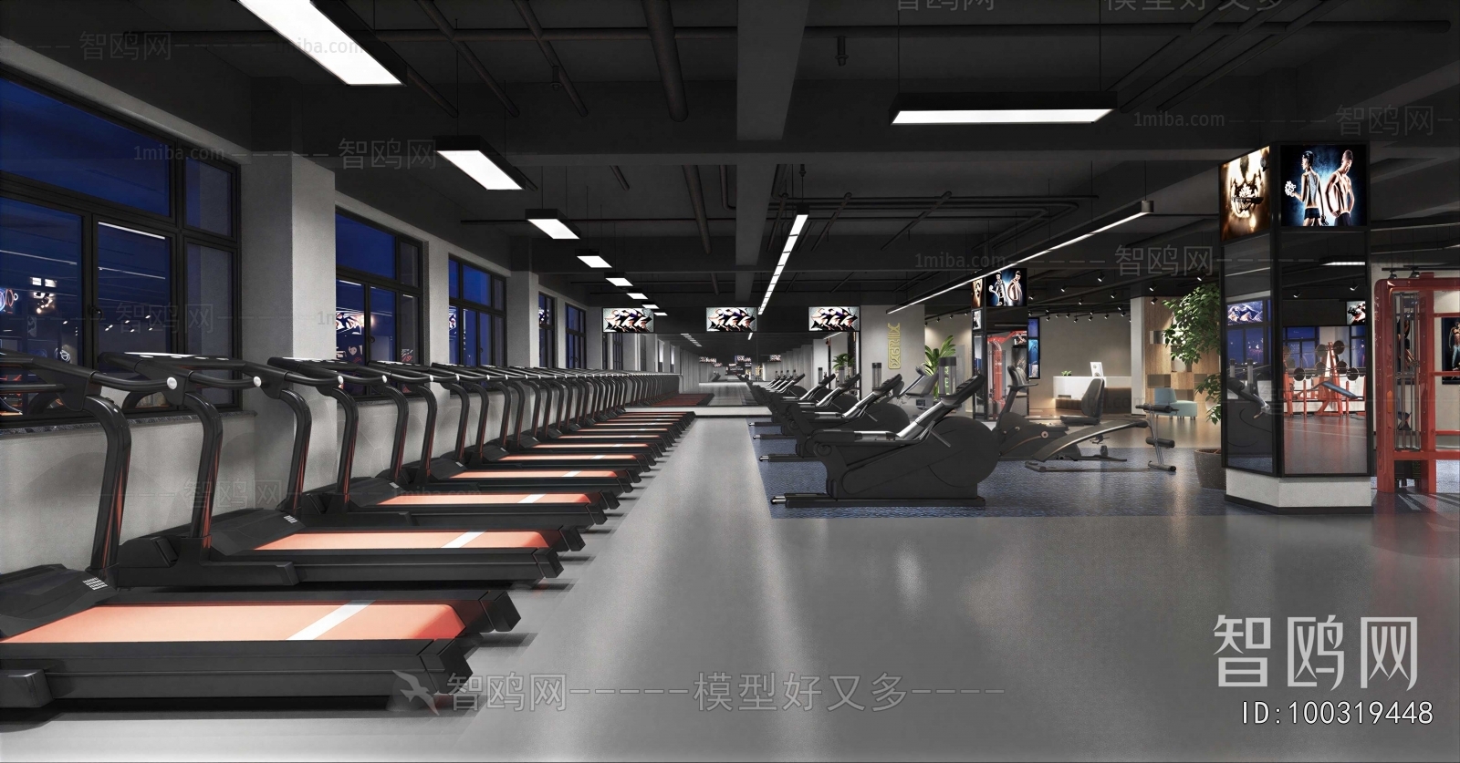 Industrial Style Gym
