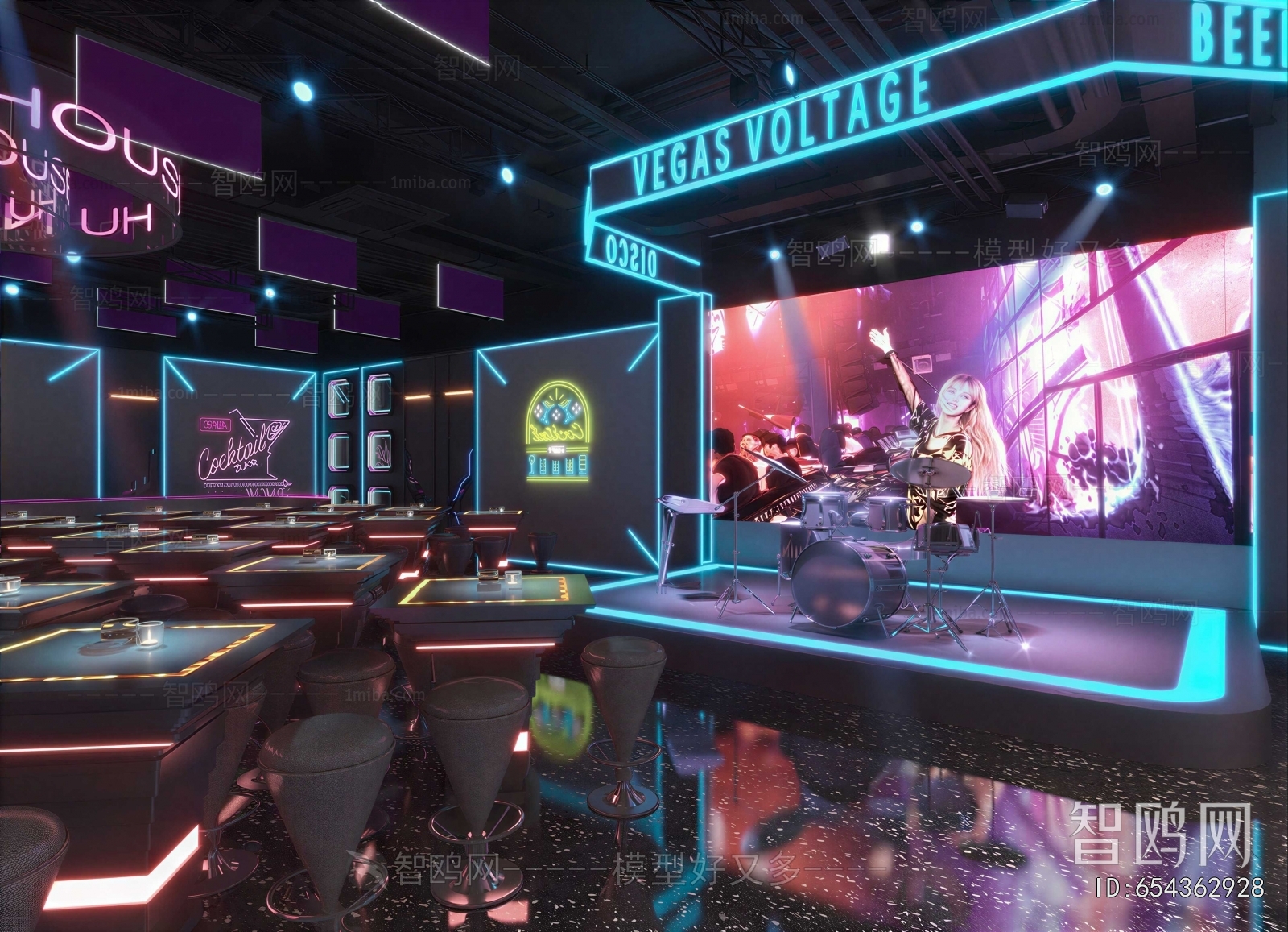 Industrial Style Bar