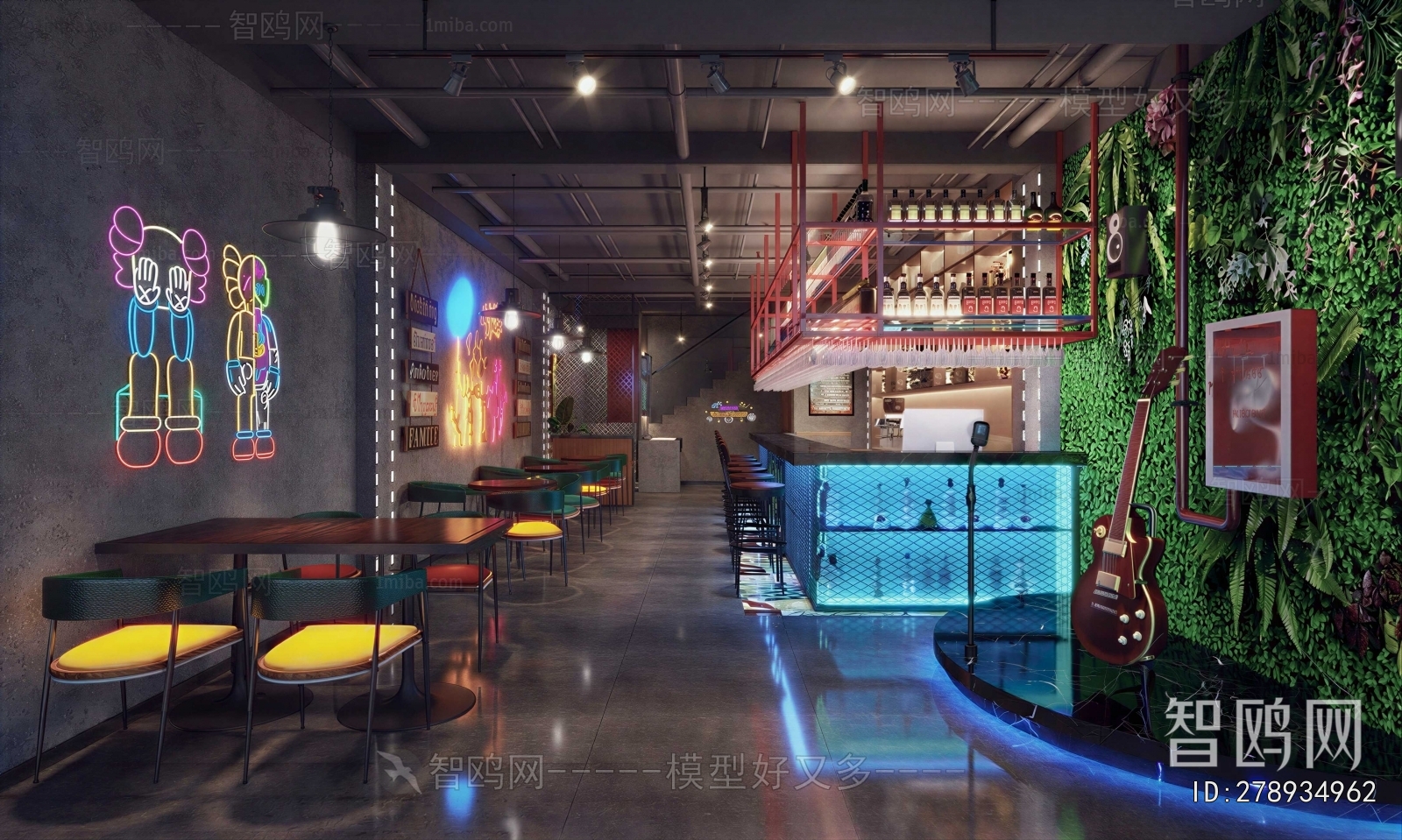 Industrial Style Bar