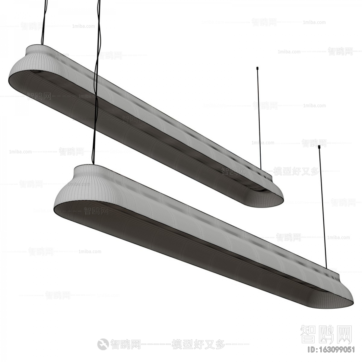 Modern Long Chandelier