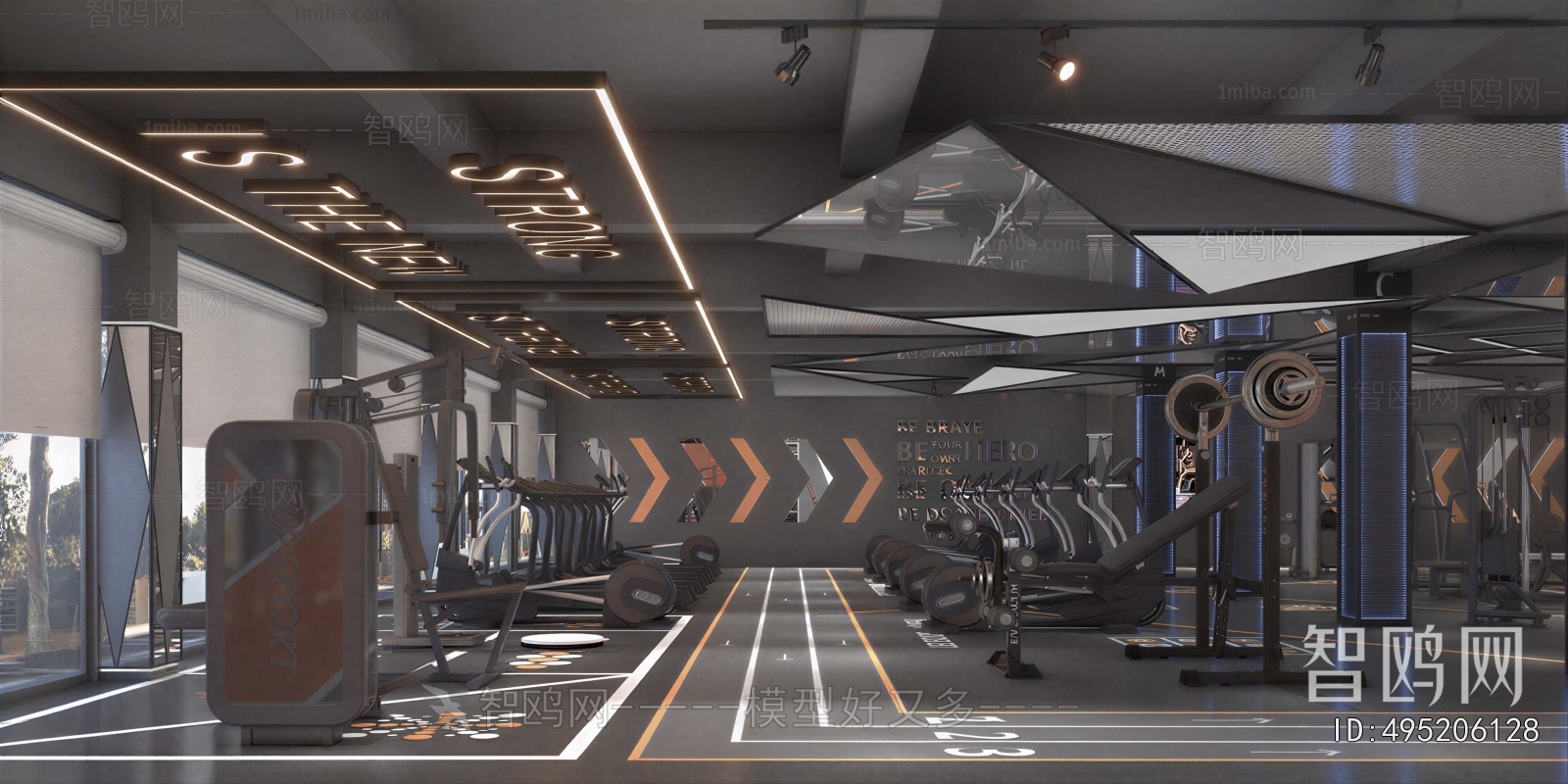 Industrial Style Gym