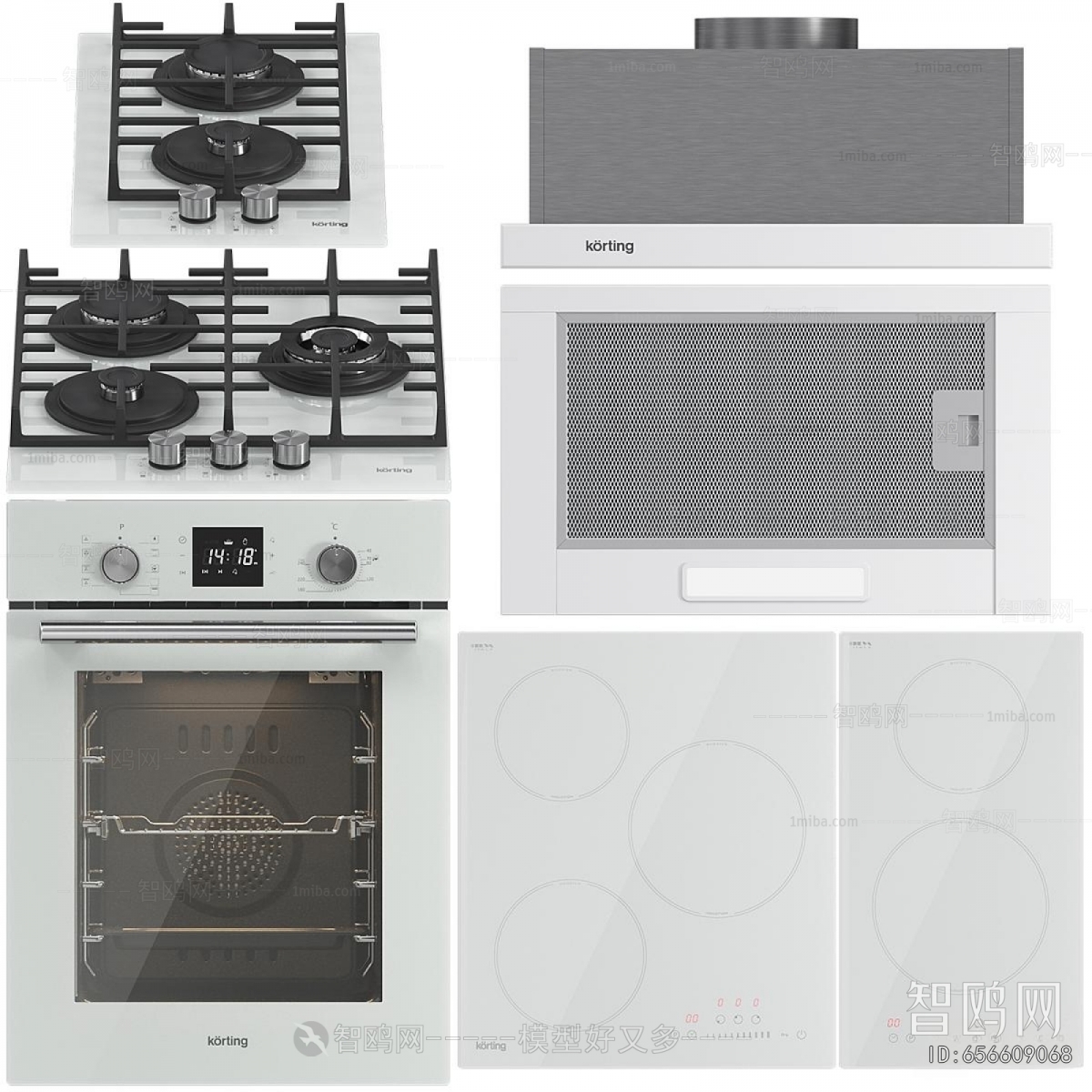 Modern Kitchen Electric Gas Range
