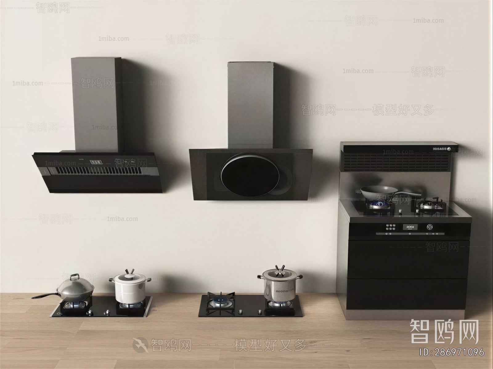 Modern Kitchen Electric Gas Range