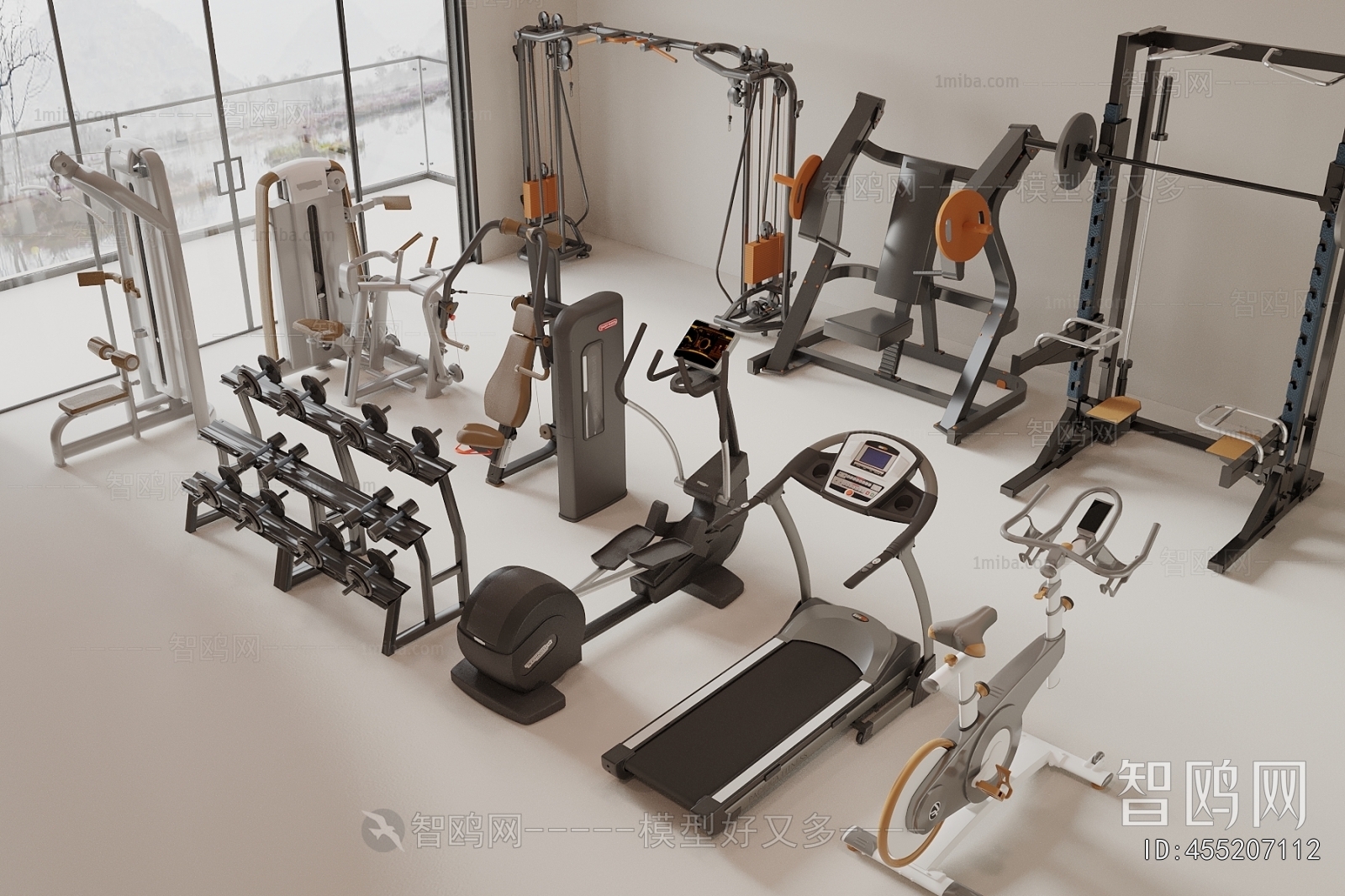 Modern Fitness Equipment