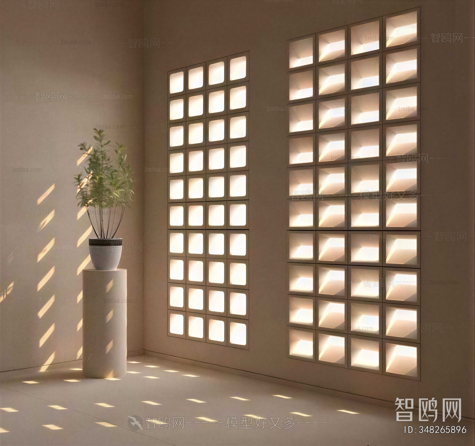 Modern Cement Brick Screen Partition