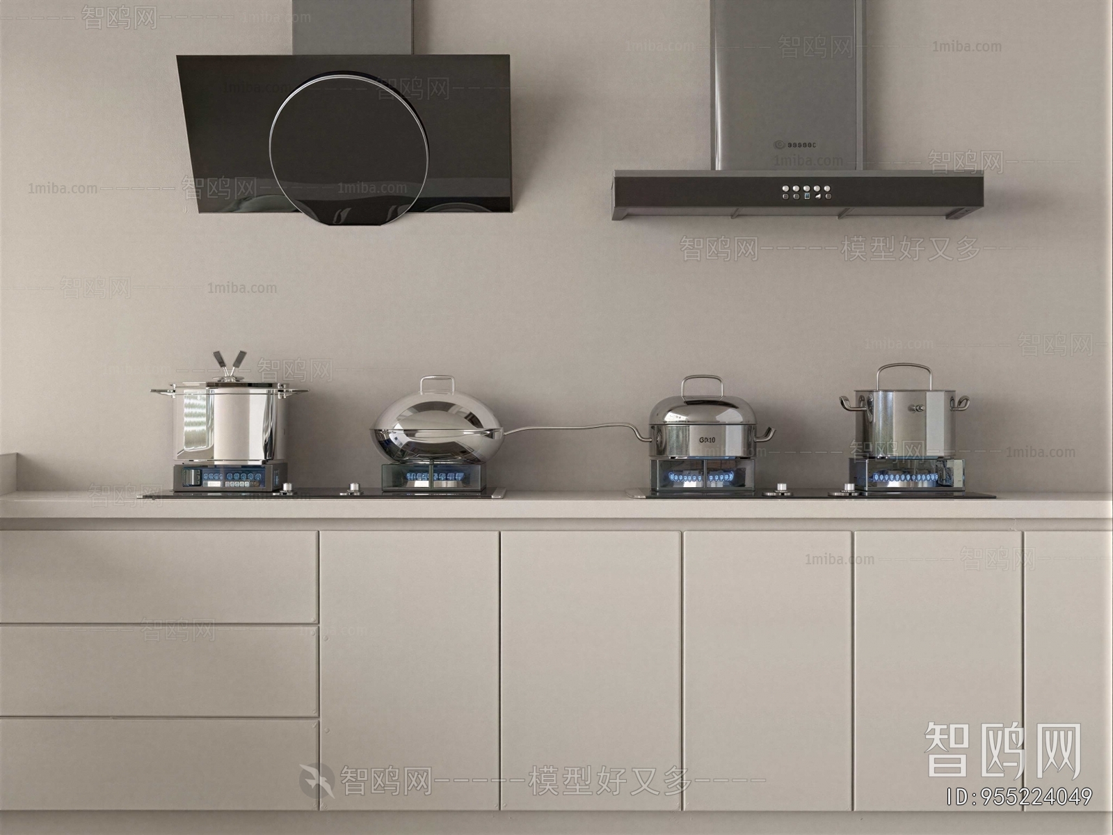 Modern Kitchen Electric Gas Range