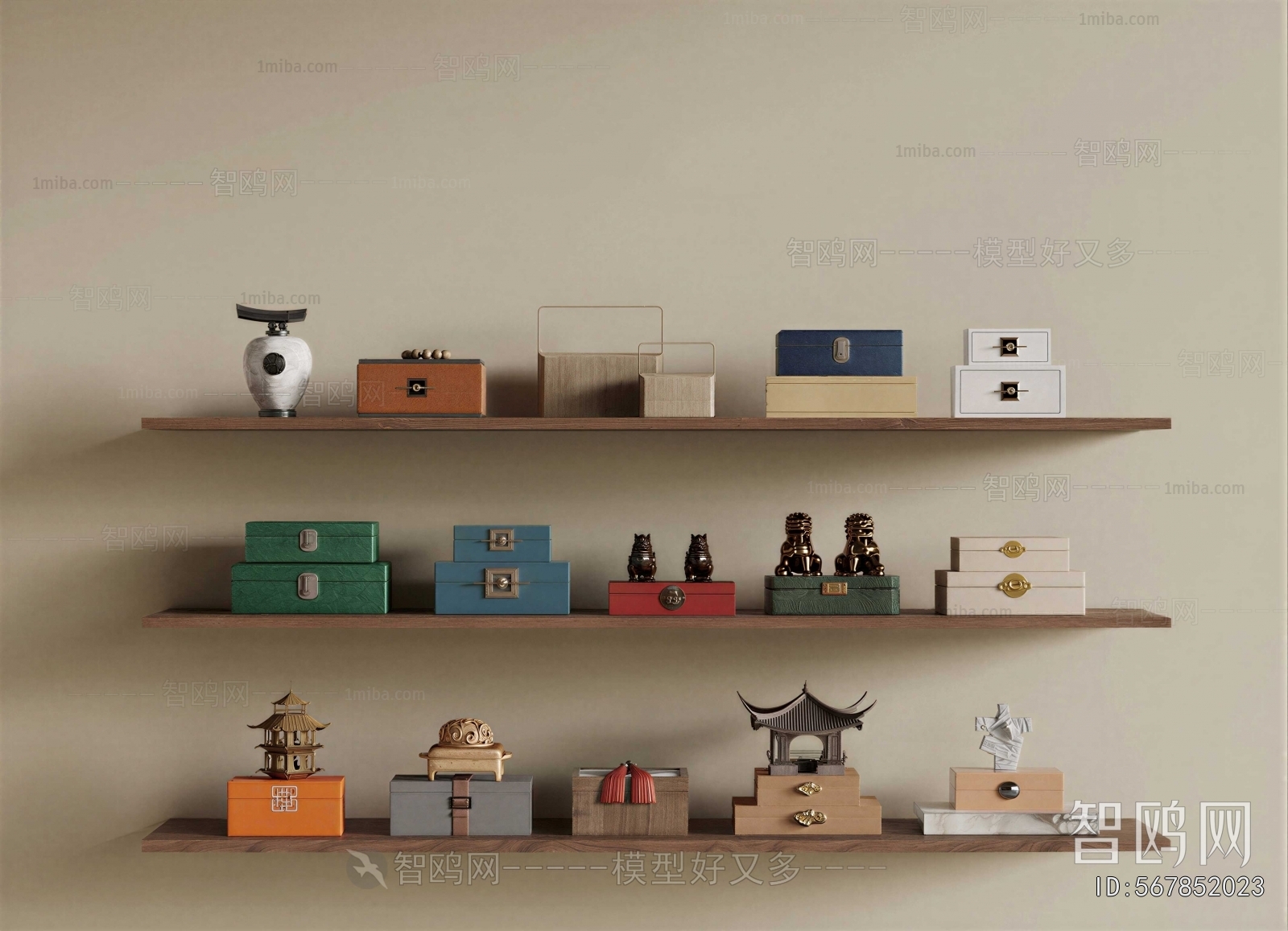 New Chinese Style Decorative Set