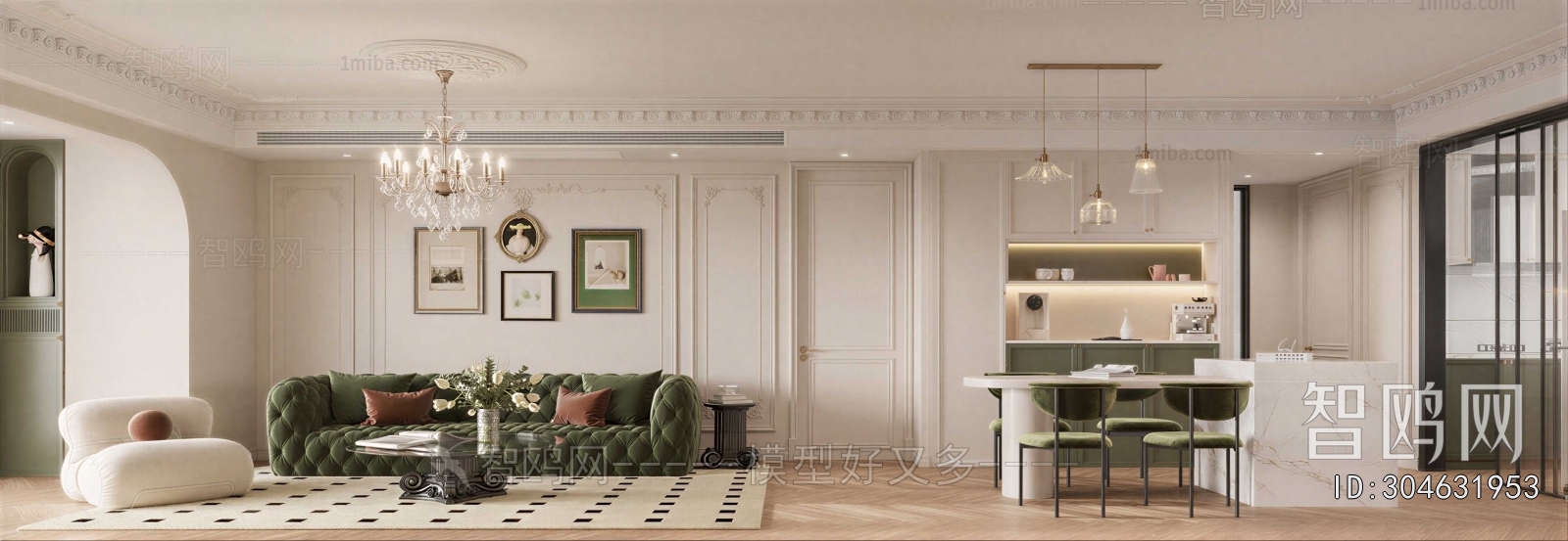 French Style A Living Room