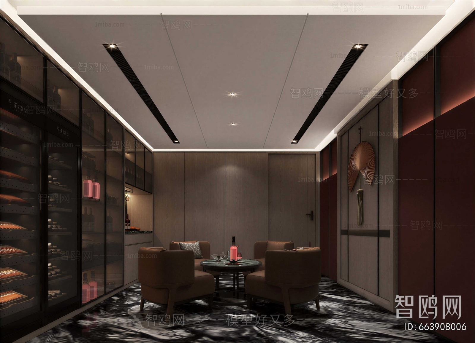 New Chinese Style Wine Cellar/Wine Tasting Room