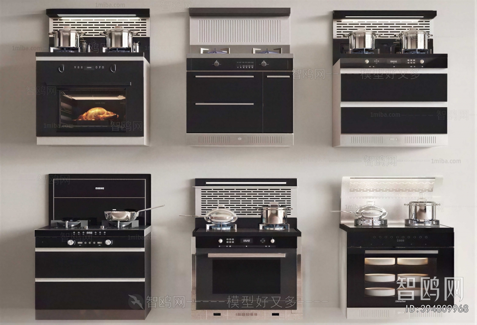 Modern Kitchen Electric Gas Range