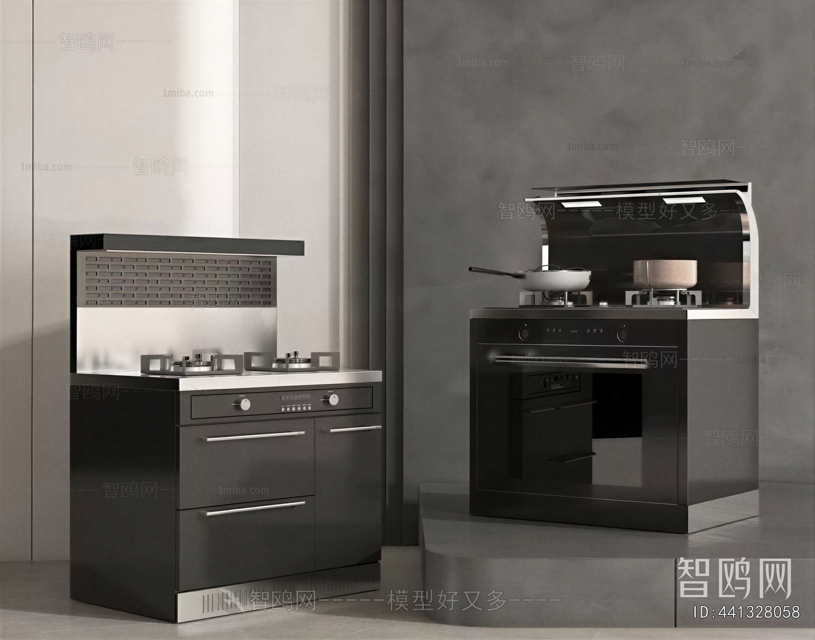 Modern Kitchen Electric Gas Range