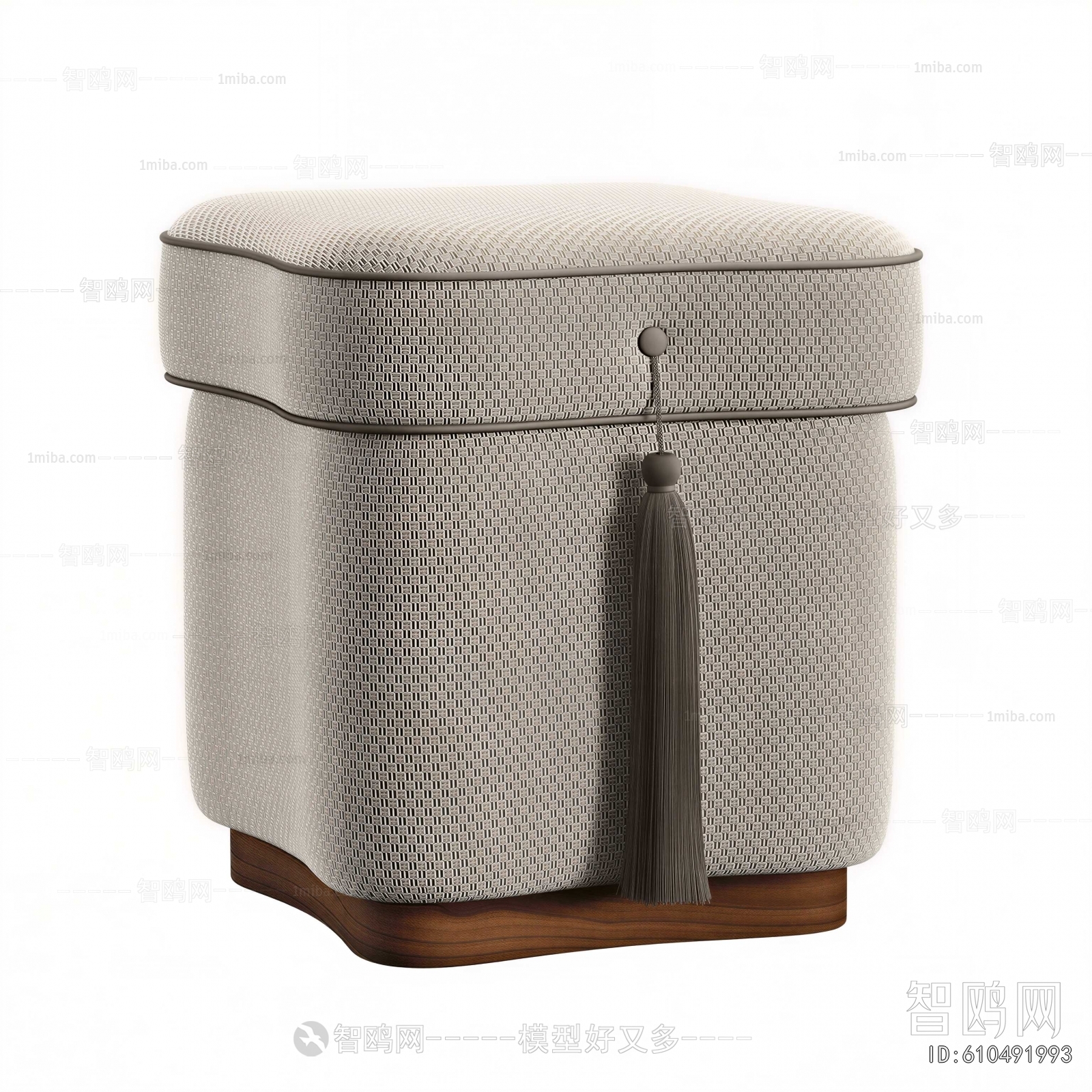 New Chinese Style Sofa Stool