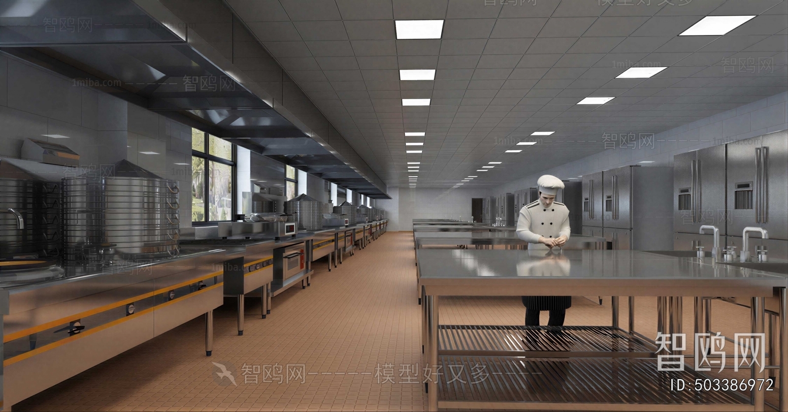 Modern Central Kitchen