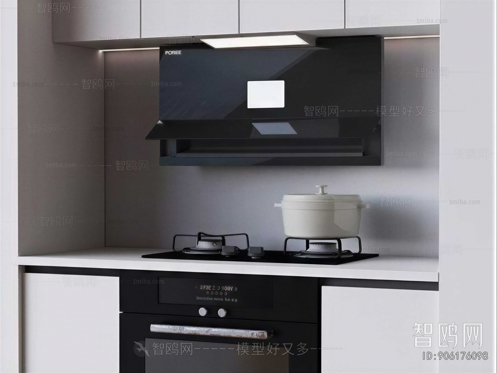 Modern Kitchen Electric Gas Range