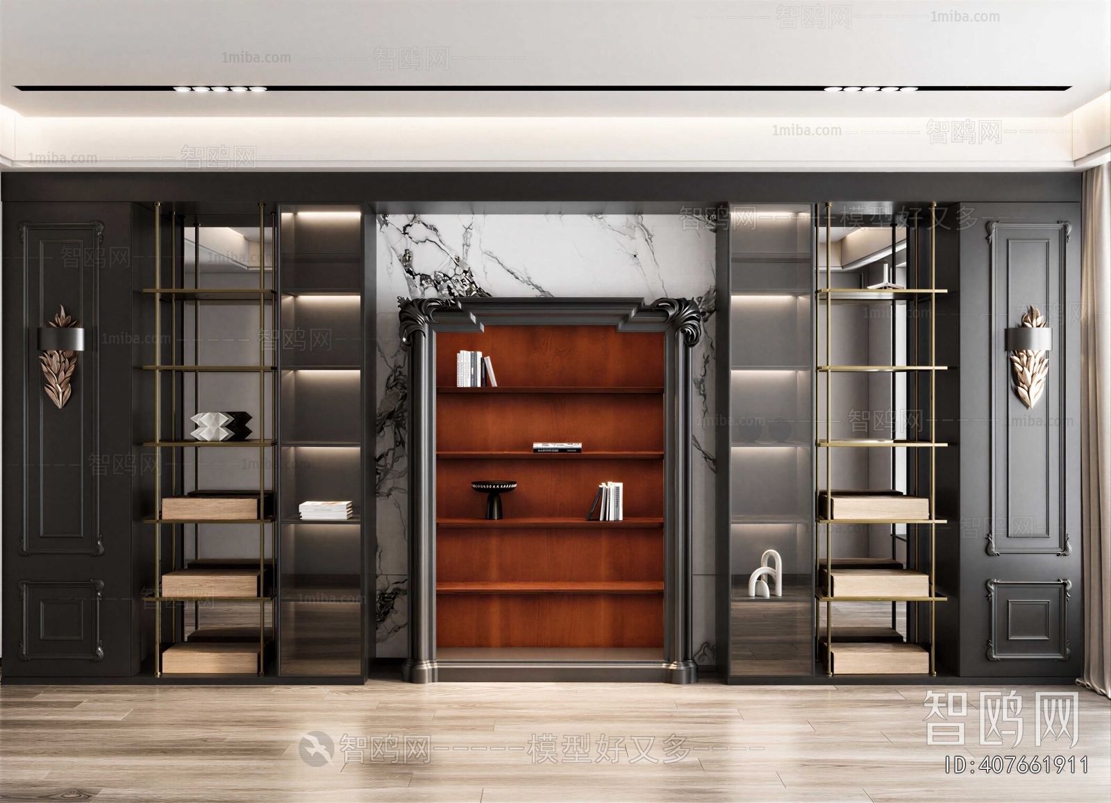 French Style Bookcase