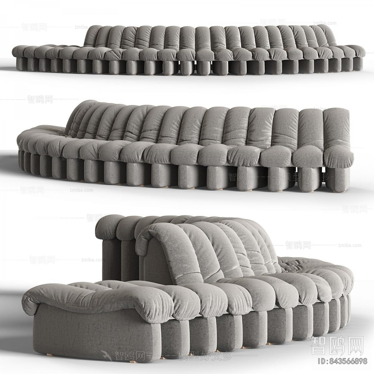 Modern Curved Sofa