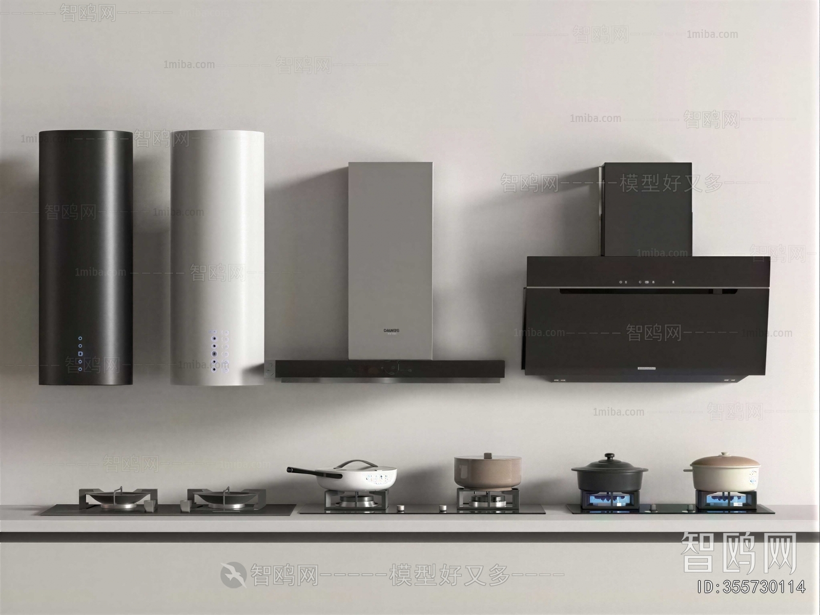 Modern Kitchen Electric Gas Range