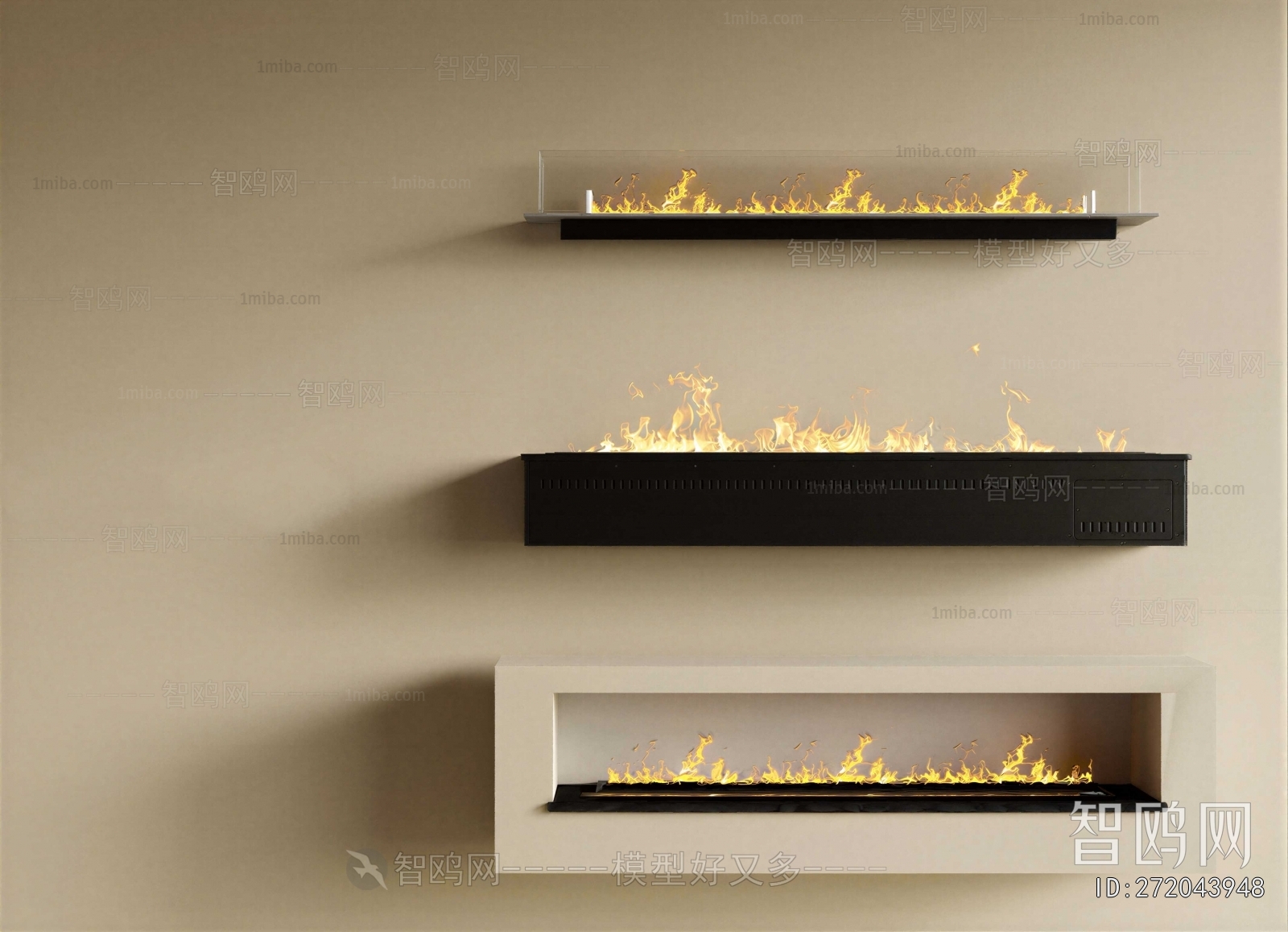 Modern Electronic Fireplace