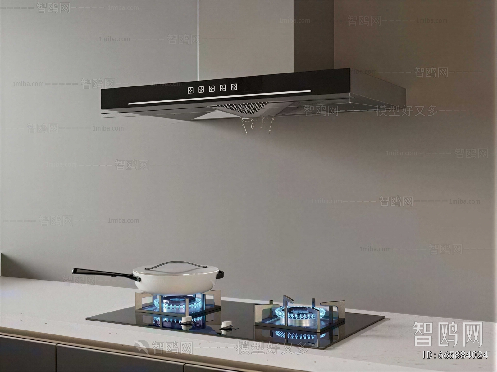 Modern Kitchen Electric Gas Range