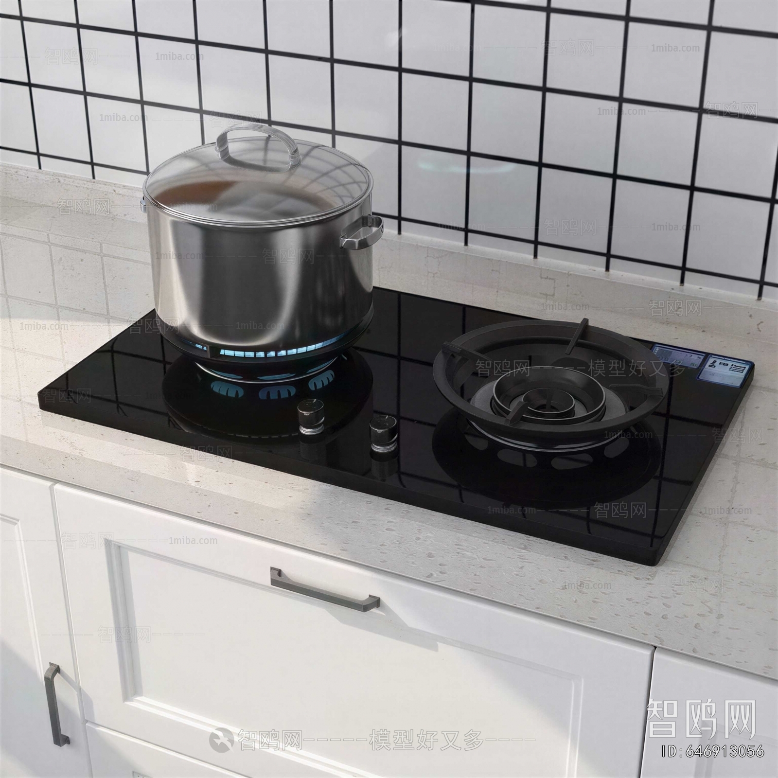 Modern Kitchen Electric Gas Range