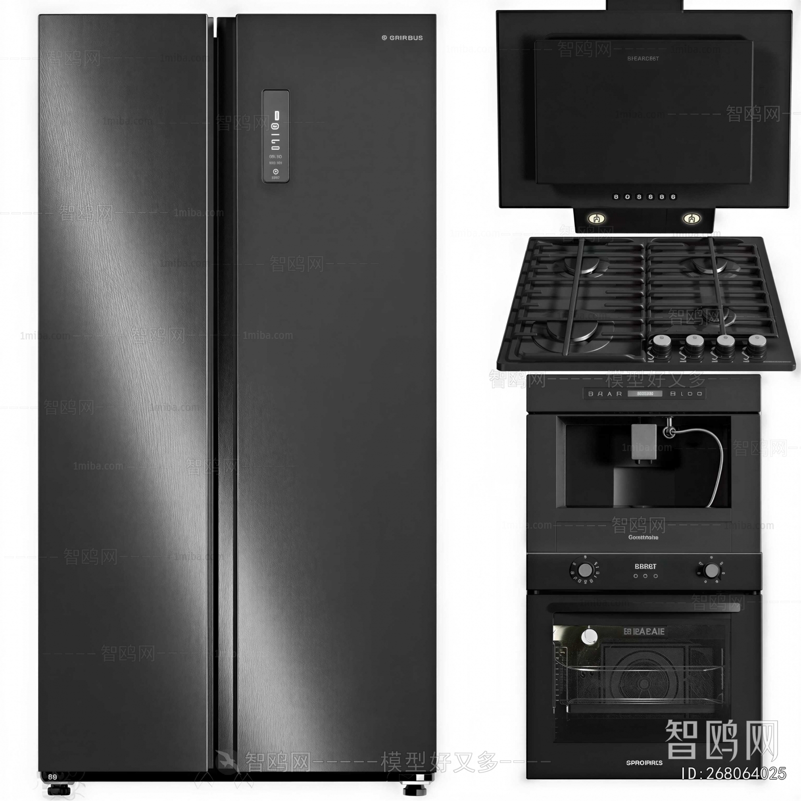 Modern Kitchen Electric Gas Range