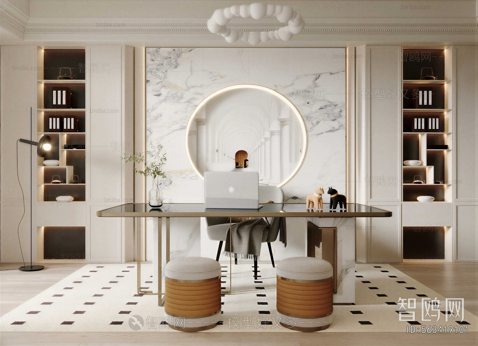 French Style Study Space