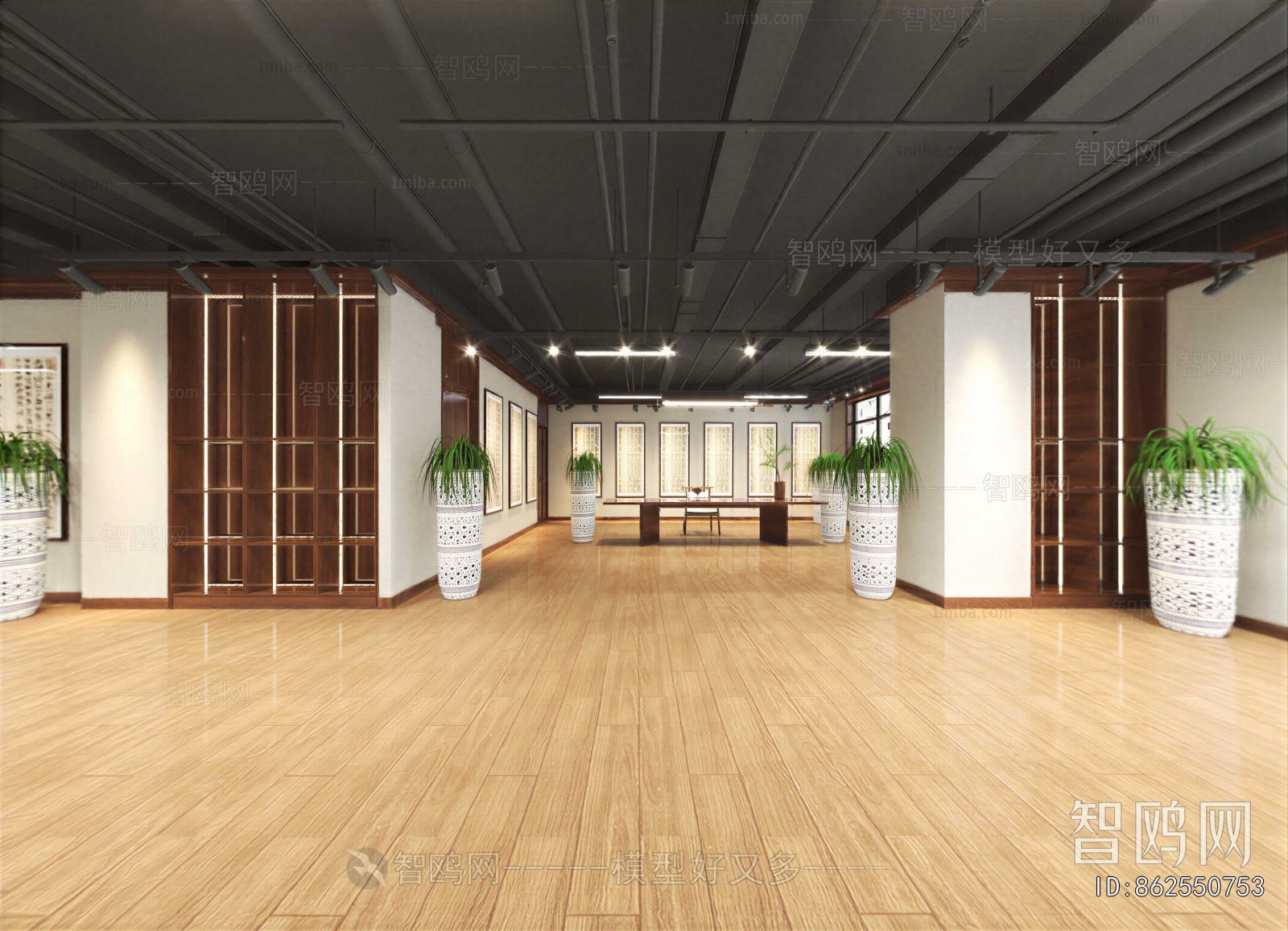 New Chinese Style Exhibition Hall