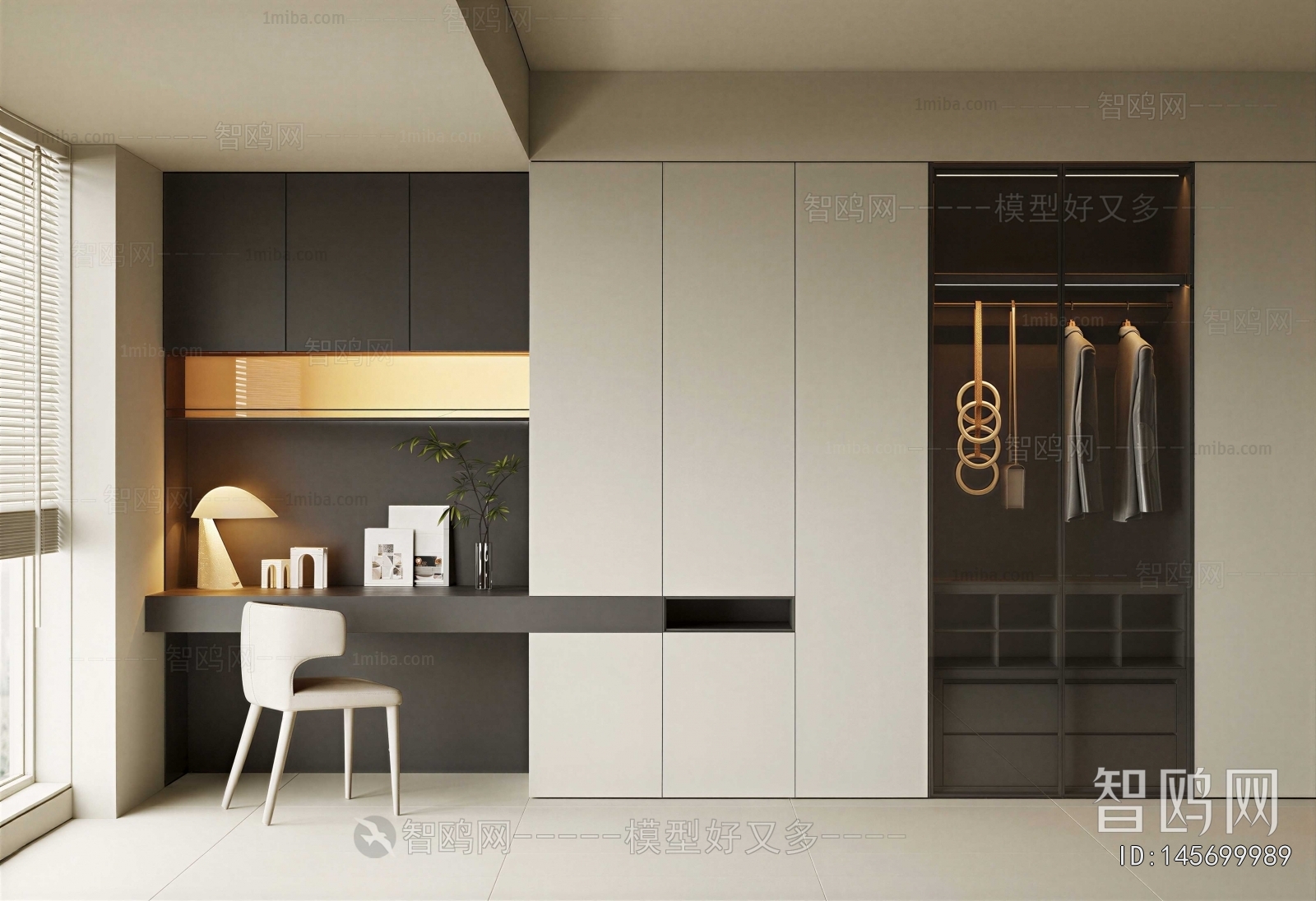 Modern Clothes Storage Area