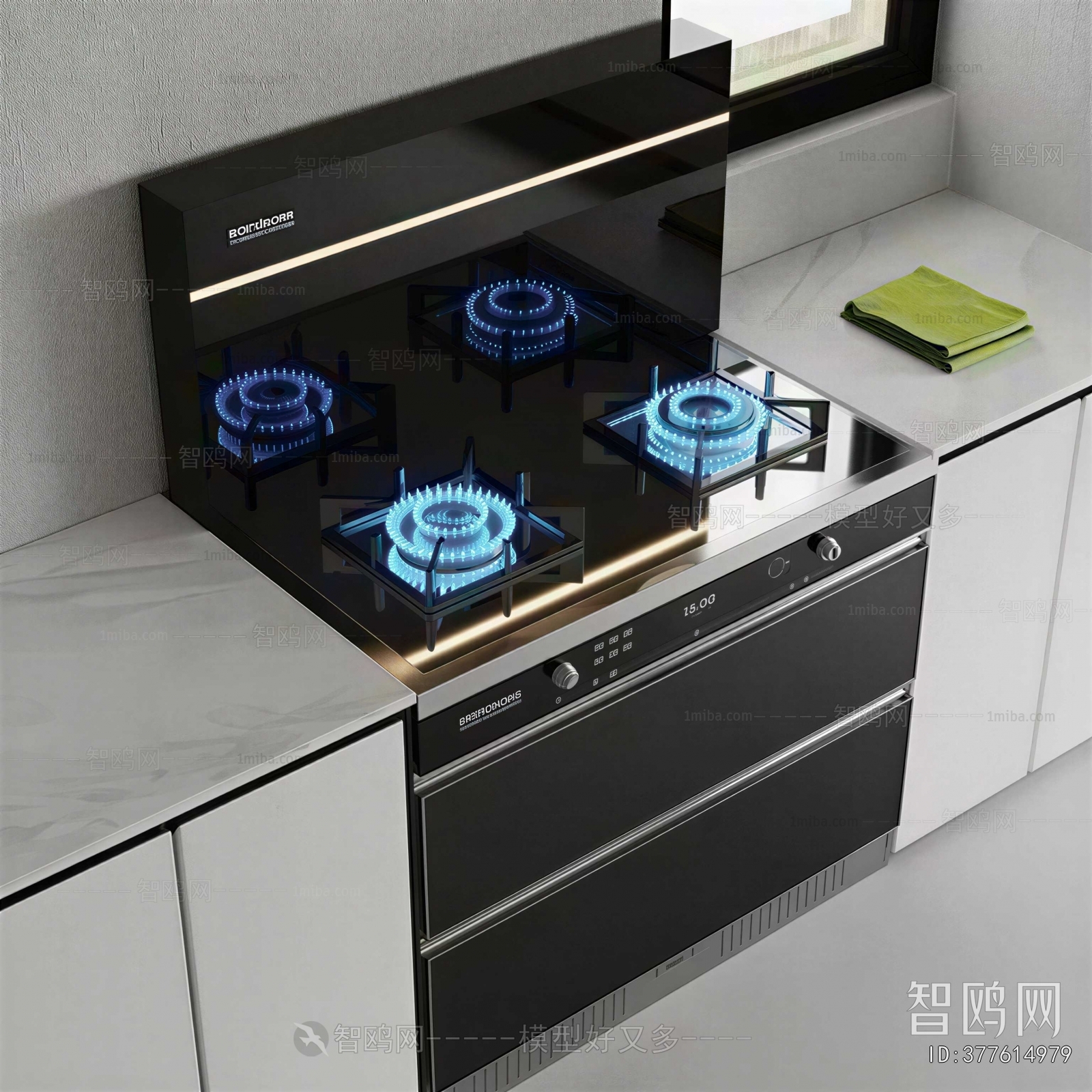 Modern Kitchen Electric Gas Range
