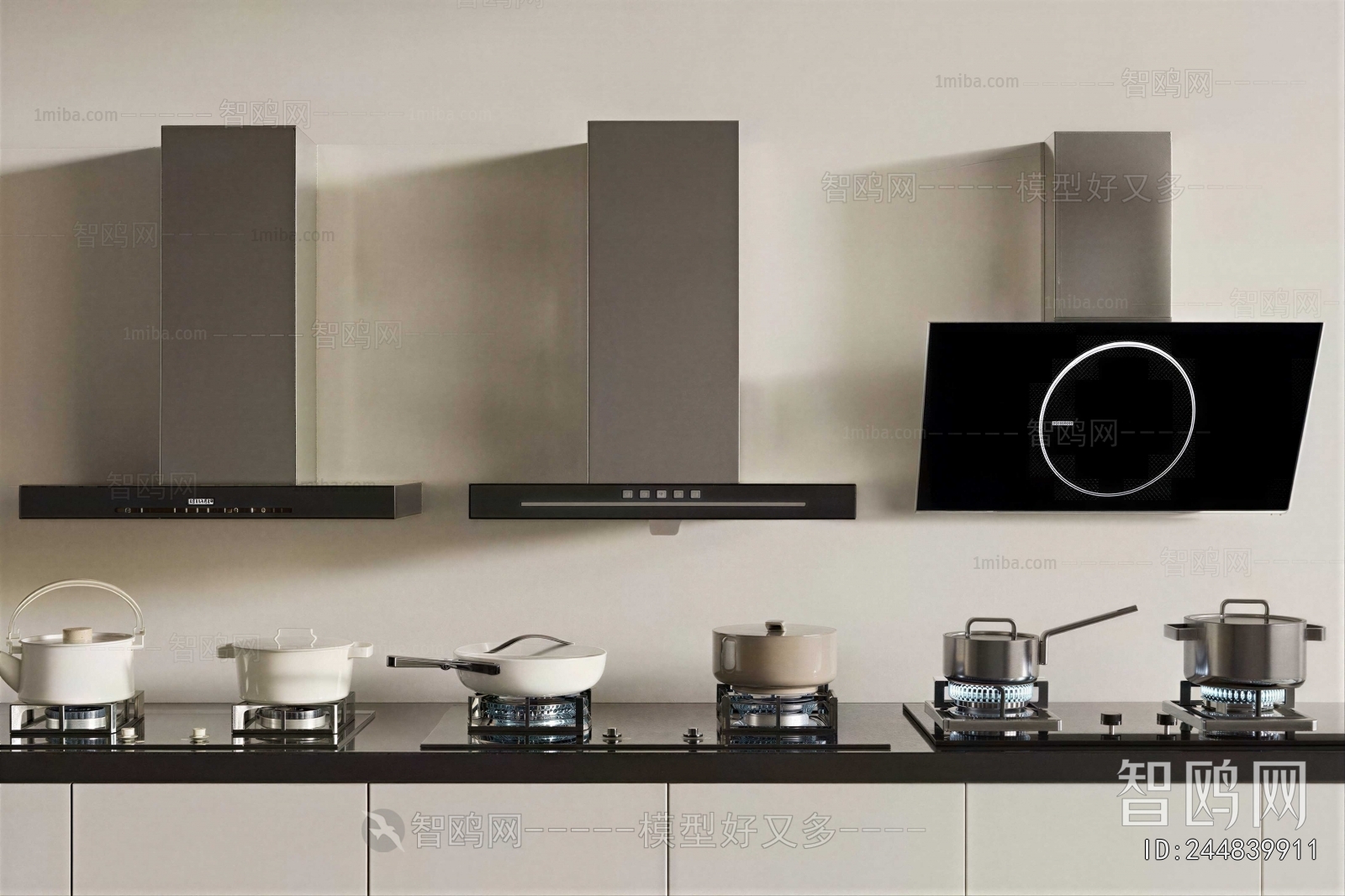Modern Kitchen Electric Gas Range