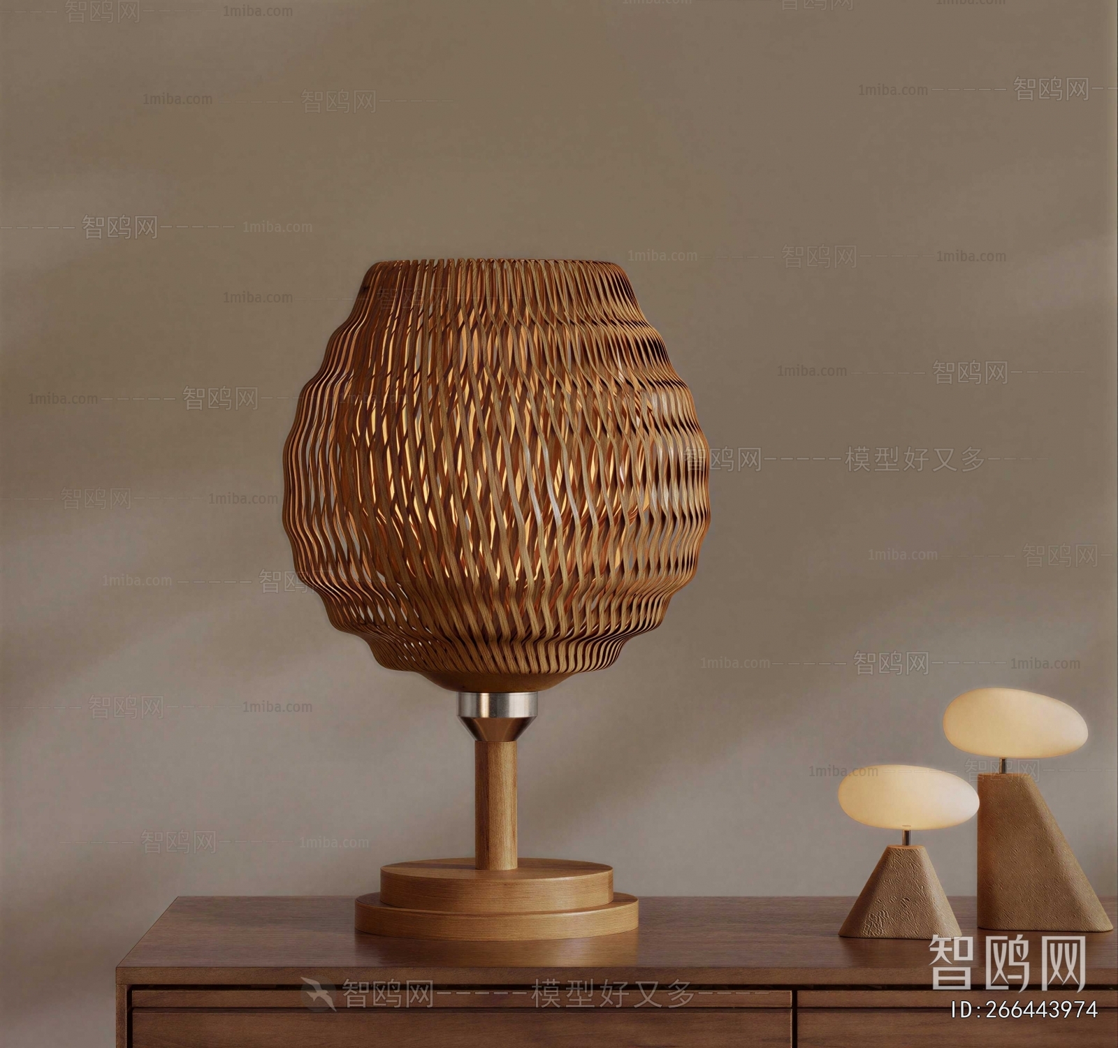 Wabi-sabi Style Table Lamp