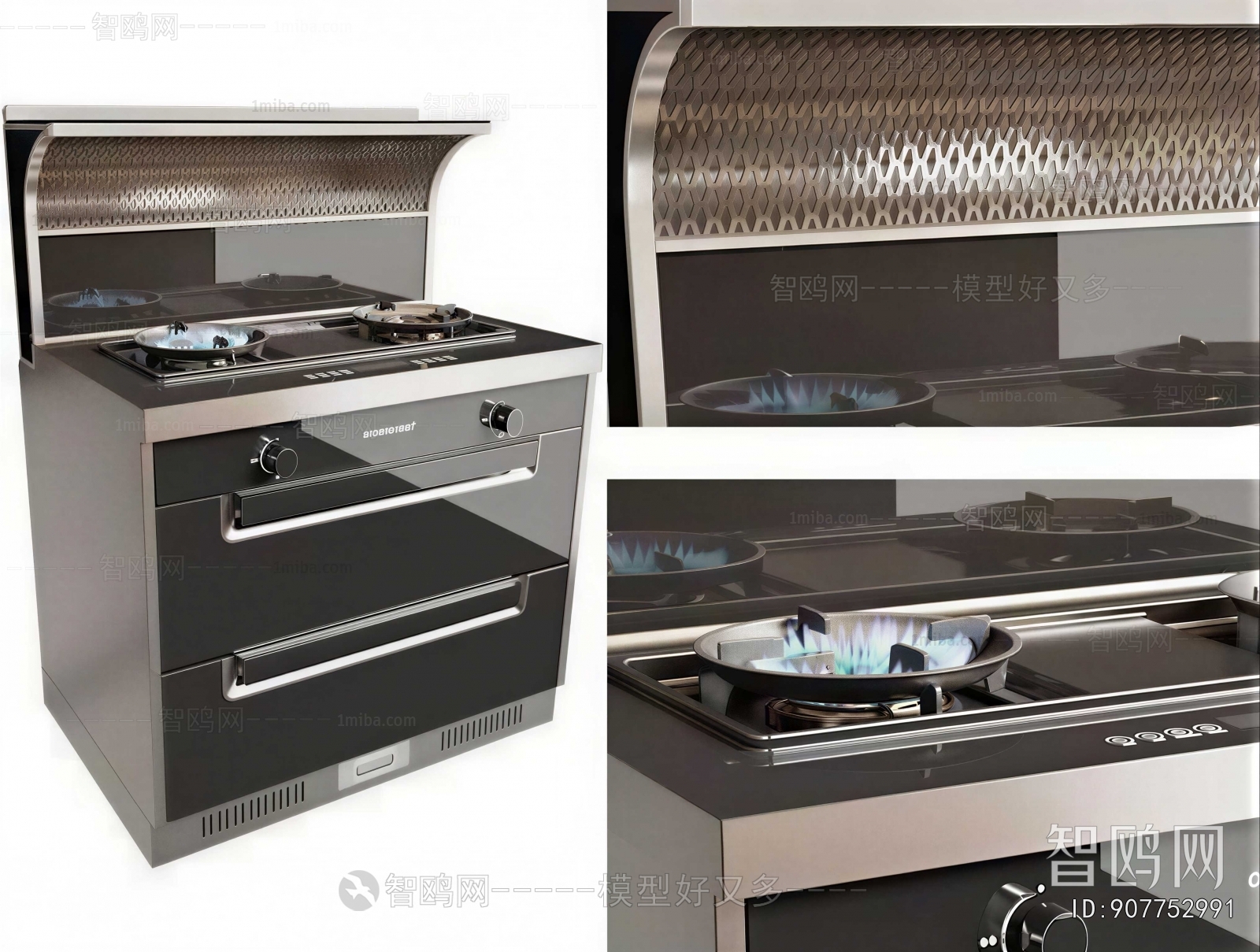 Modern Kitchen Electric Gas Range