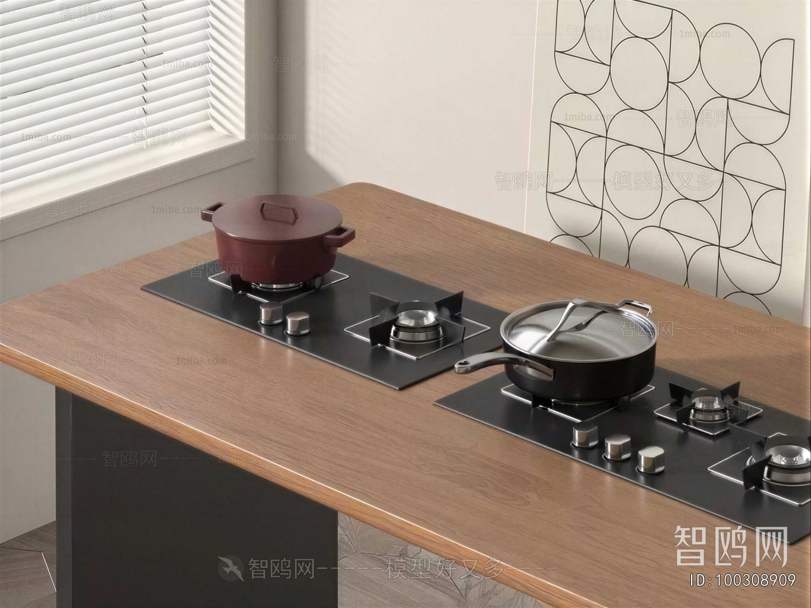 Modern Kitchen Electric Gas Range