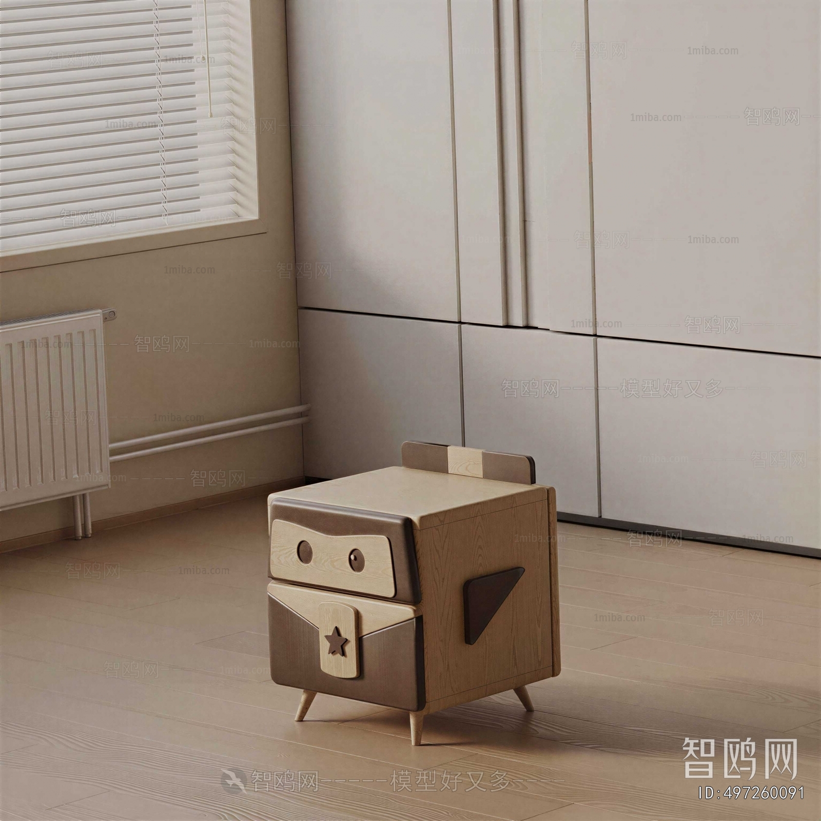 Modern Bedside Cupboard