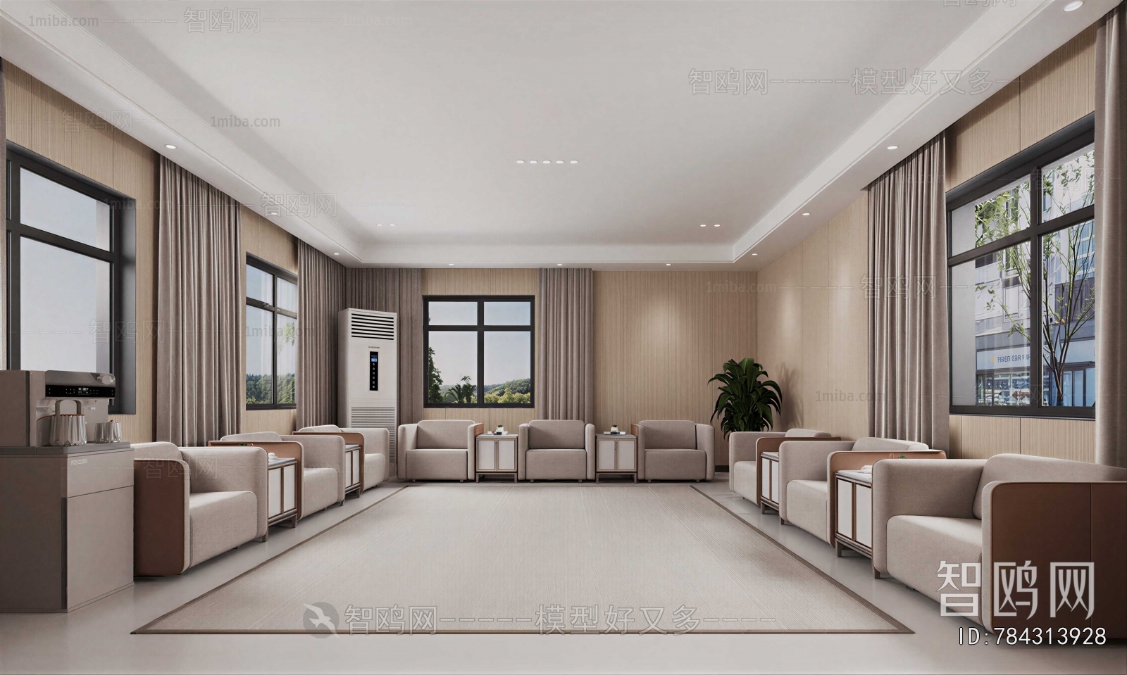 New Chinese Style Reception Room