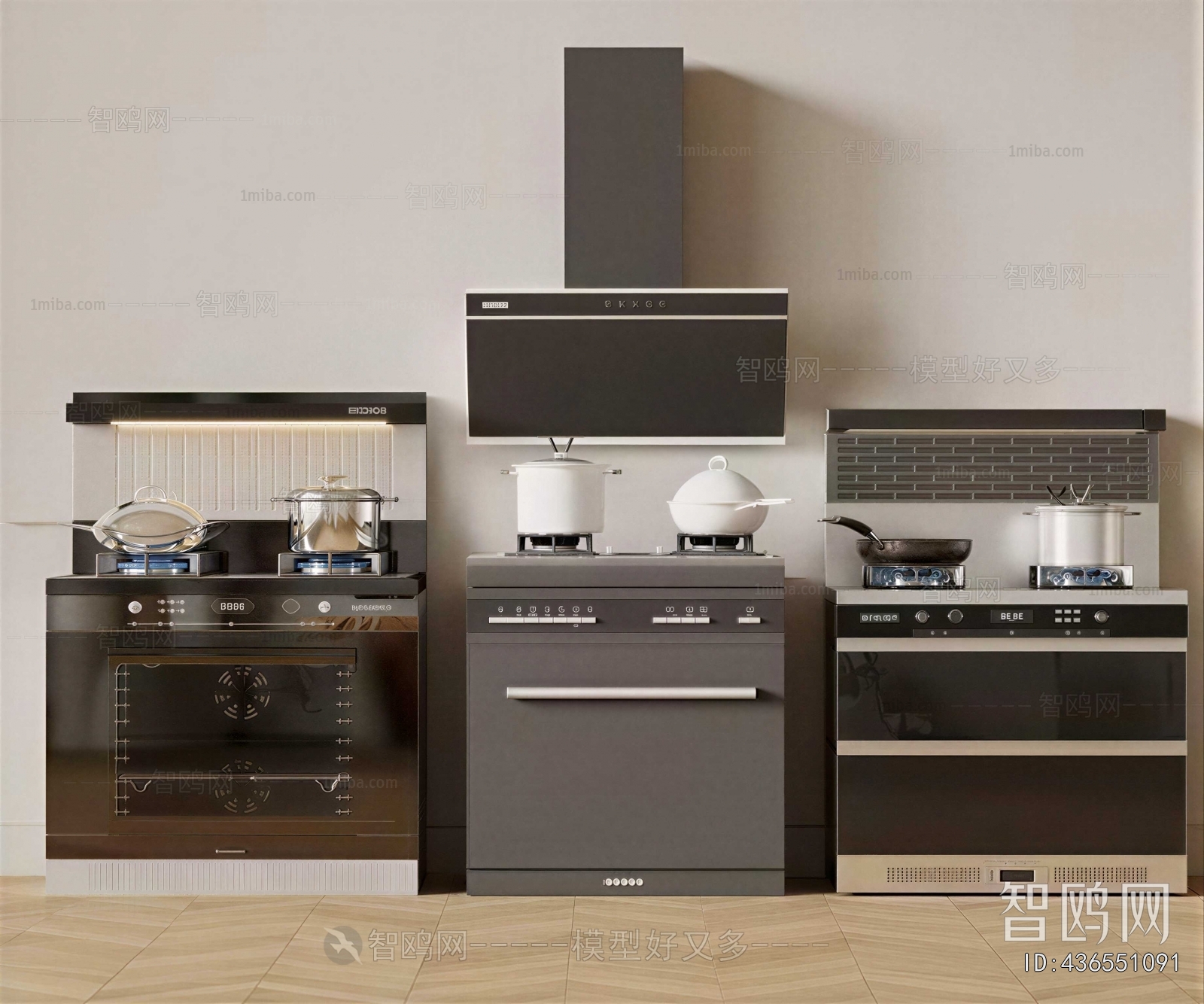 Modern Kitchen Electric Gas Range