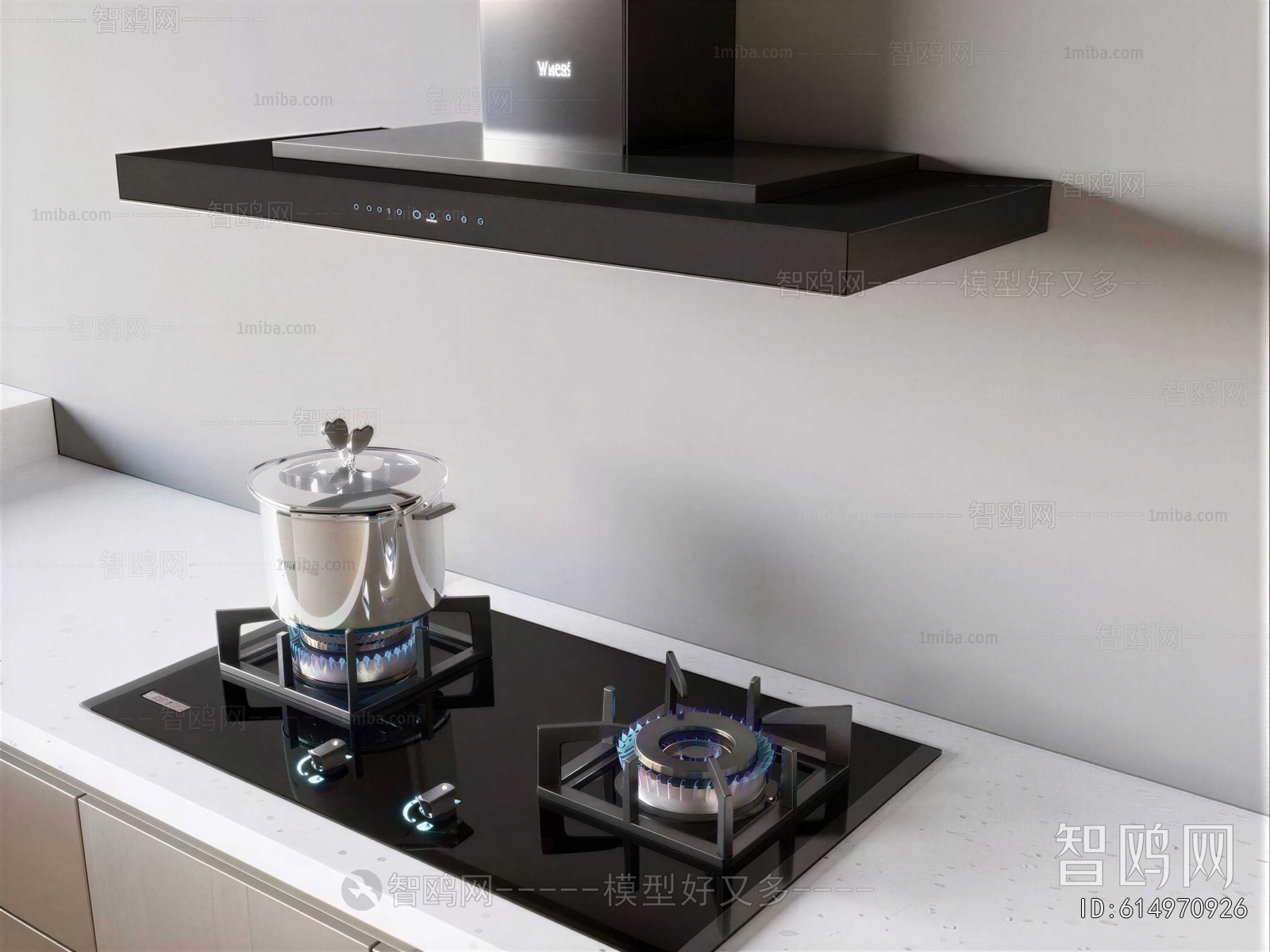 Modern Kitchen Electric Gas Range