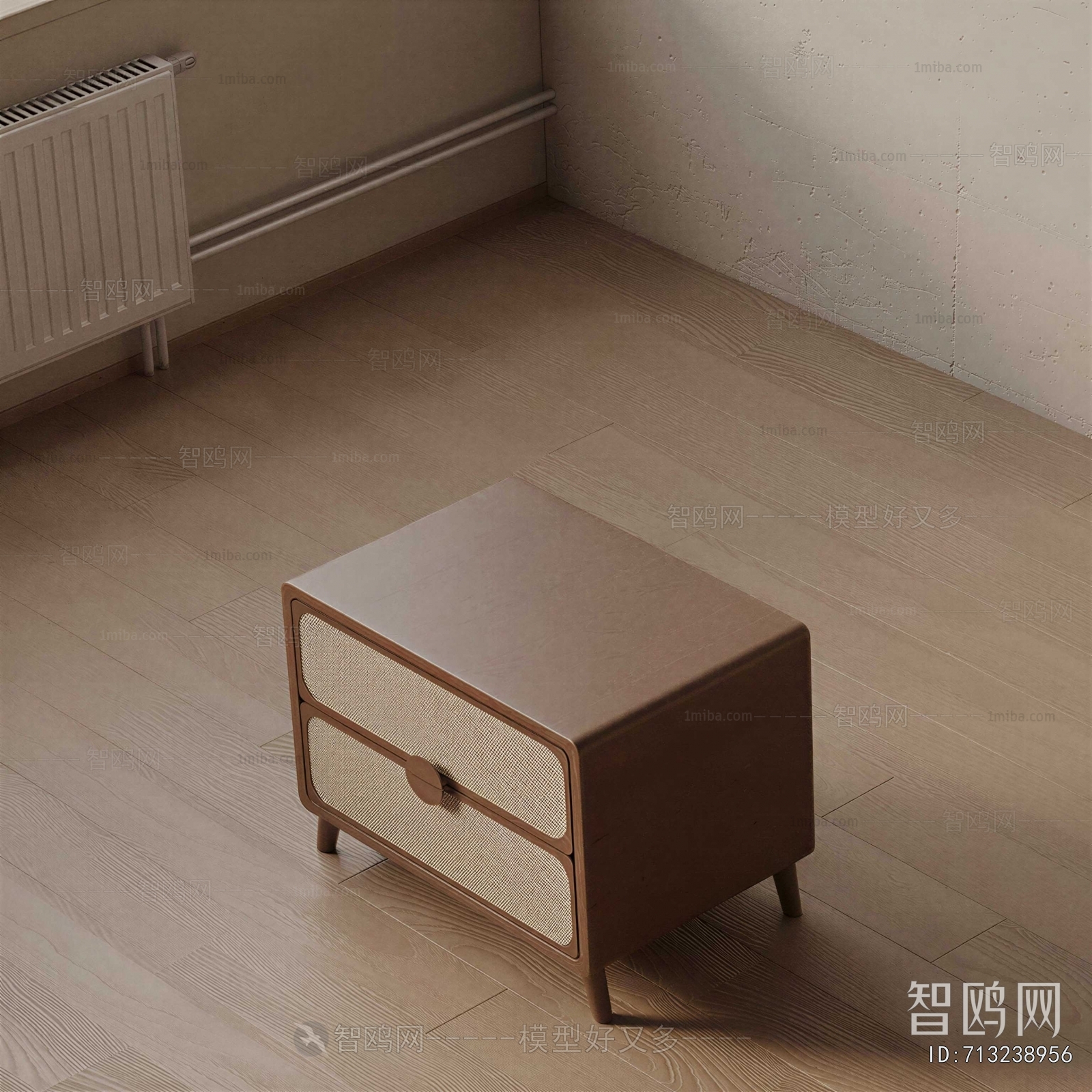 Modern Bedside Cupboard