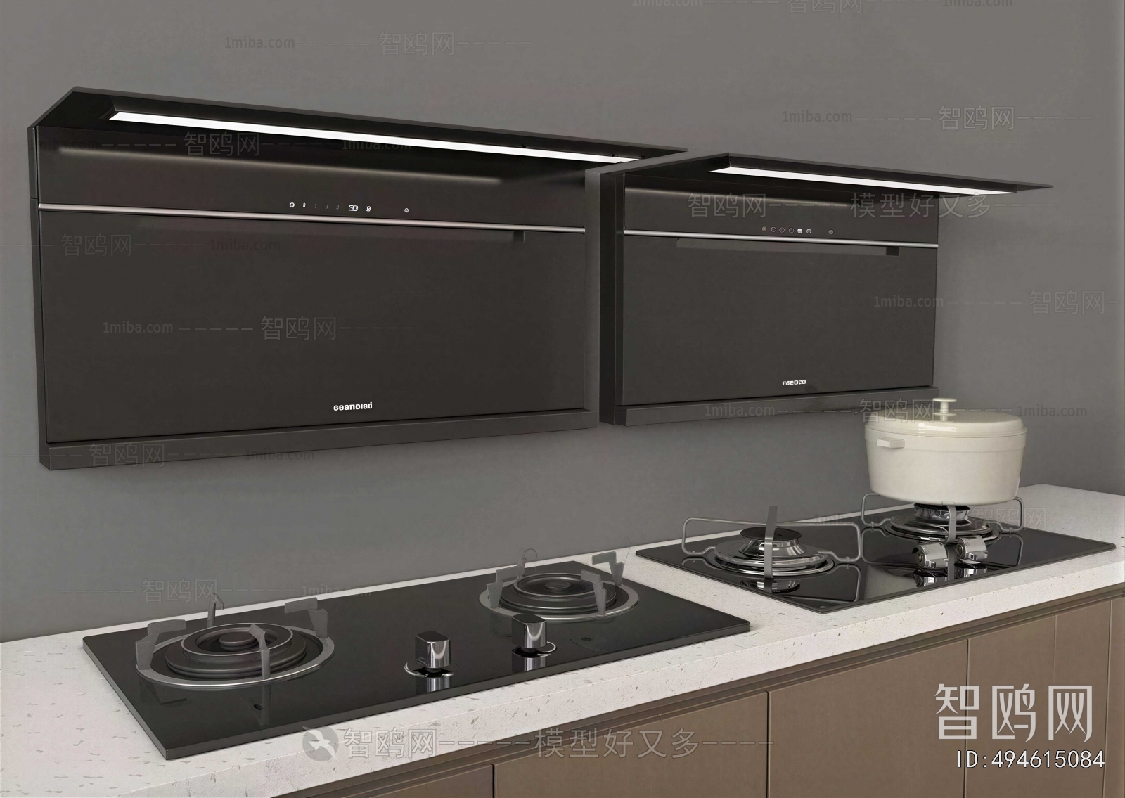 Modern Kitchen Electric Gas Range