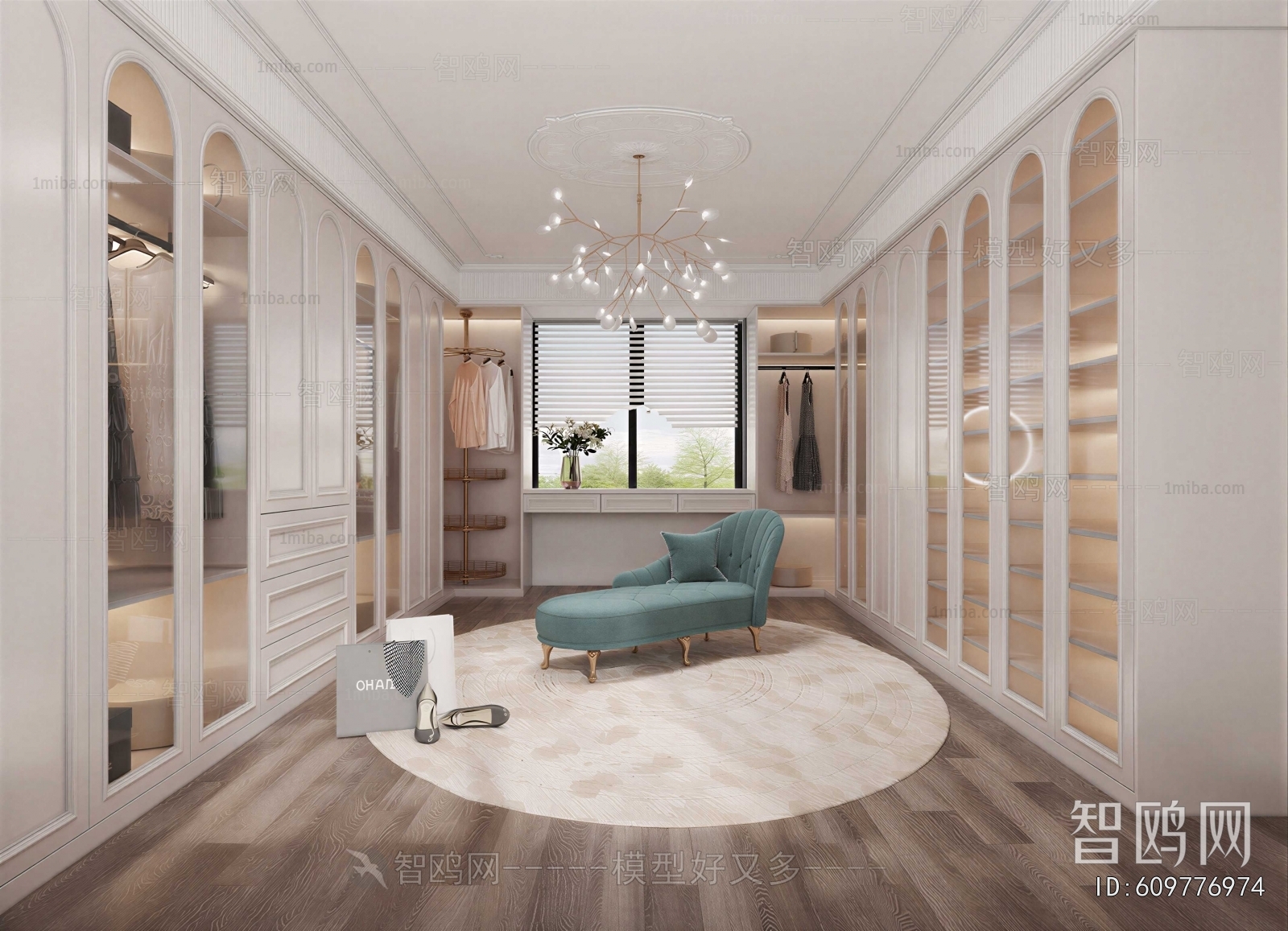 Modern Clothes Storage Area