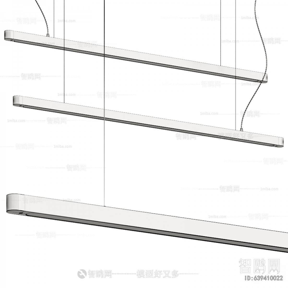 Modern Long Chandelier