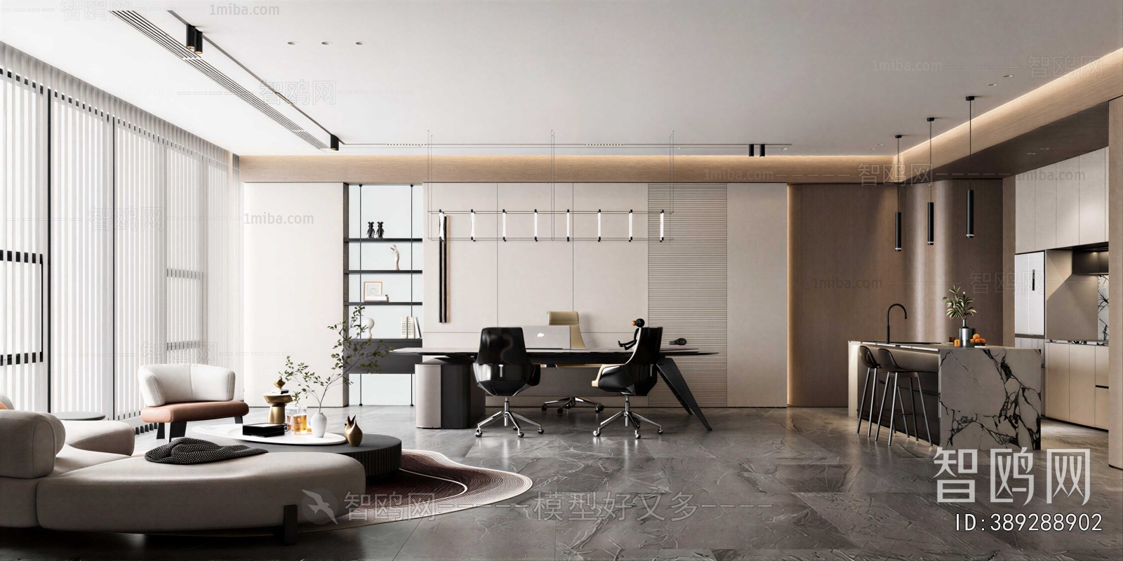 Modern Manager's Office