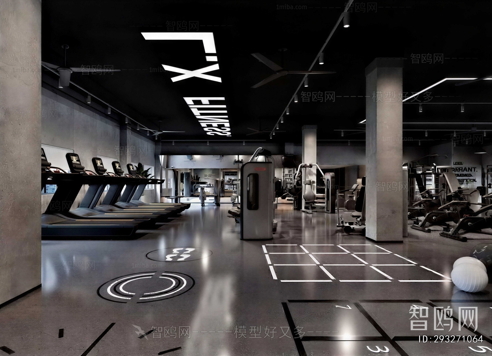 Industrial Style Gym